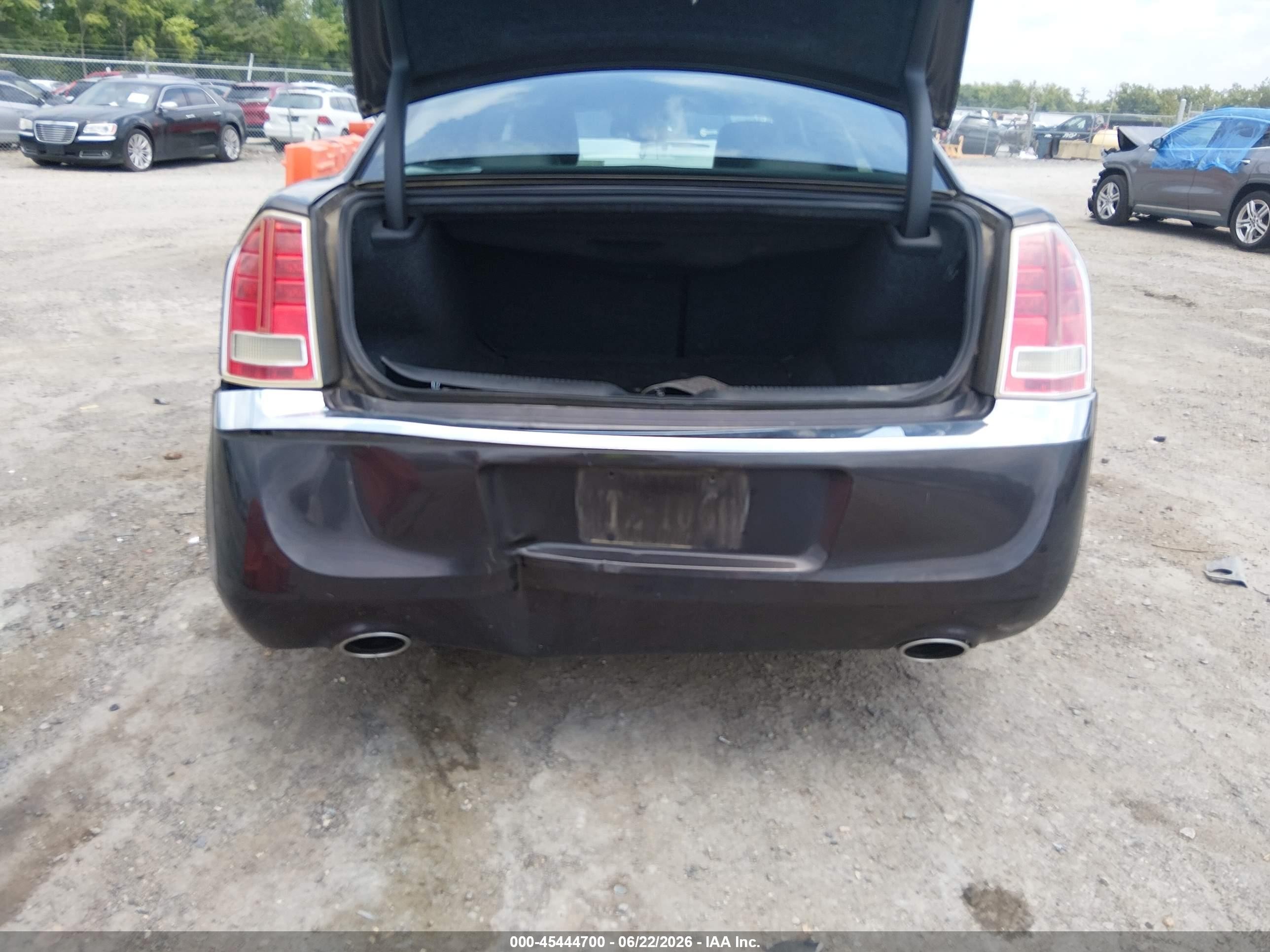 2012 Chrysler 300 Limited Black vin: 2C3CCACG0CH250894