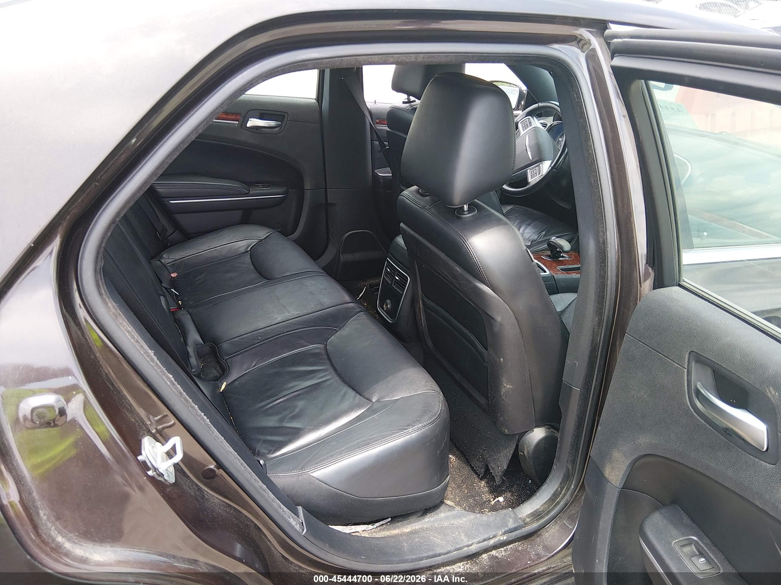 2012 Chrysler 300 Limited Black vin: 2C3CCACG0CH250894