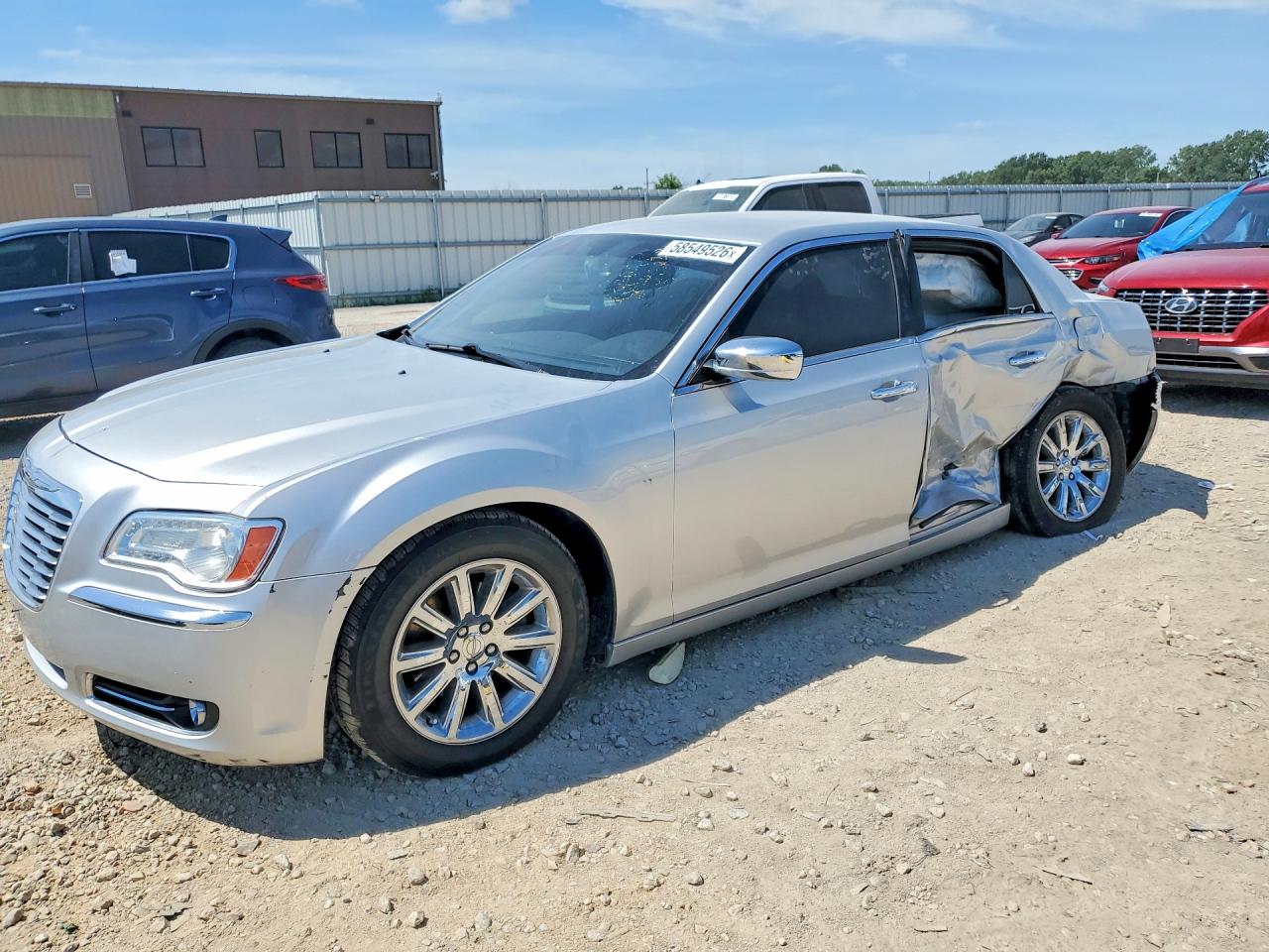 2012 Chrysler 300 Limited Серебряный vin: 2C3CCACG0CH266061