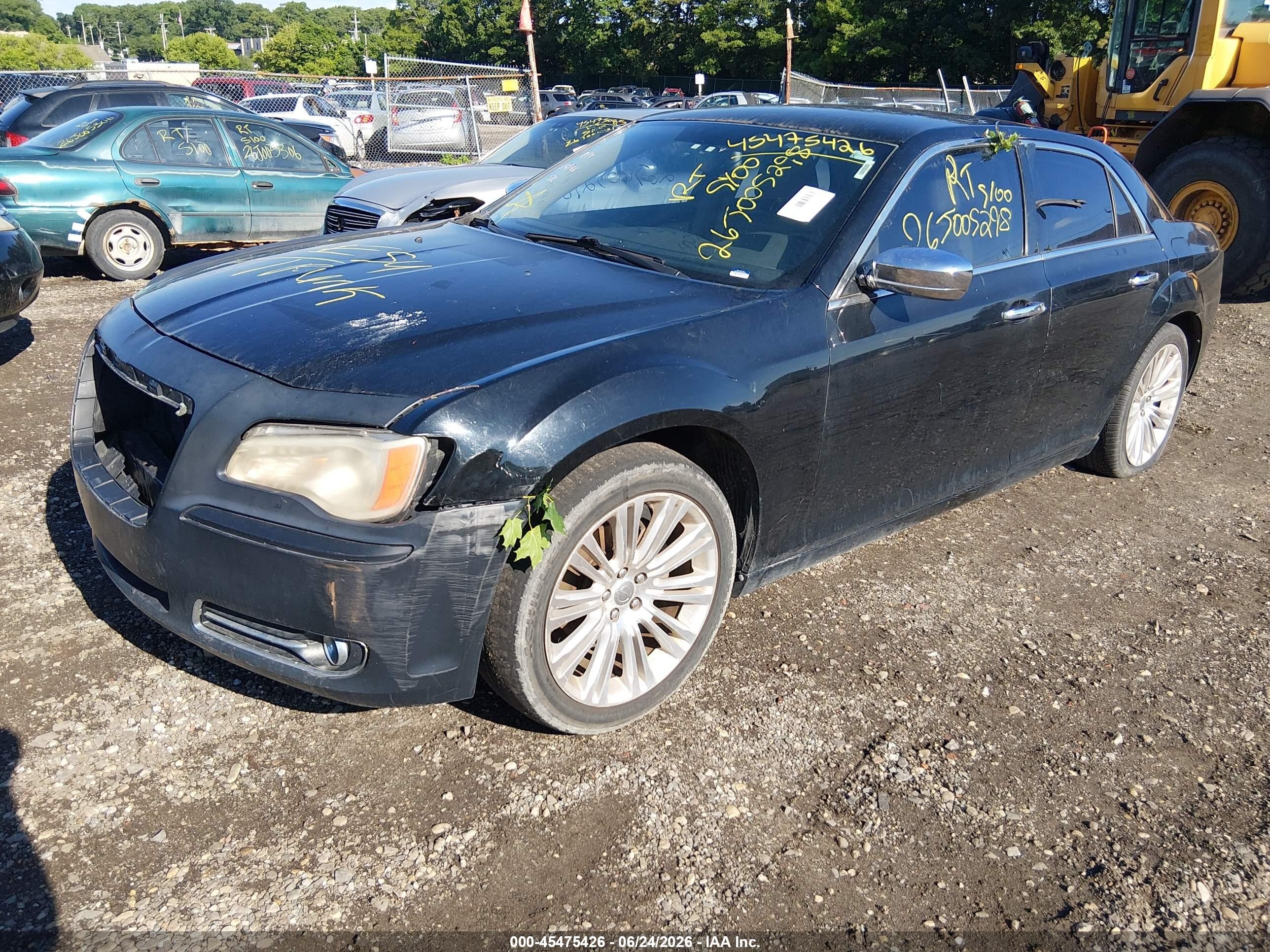 2012 Chrysler 300 Limited Black vin: 2C3CCACG1CH165885
