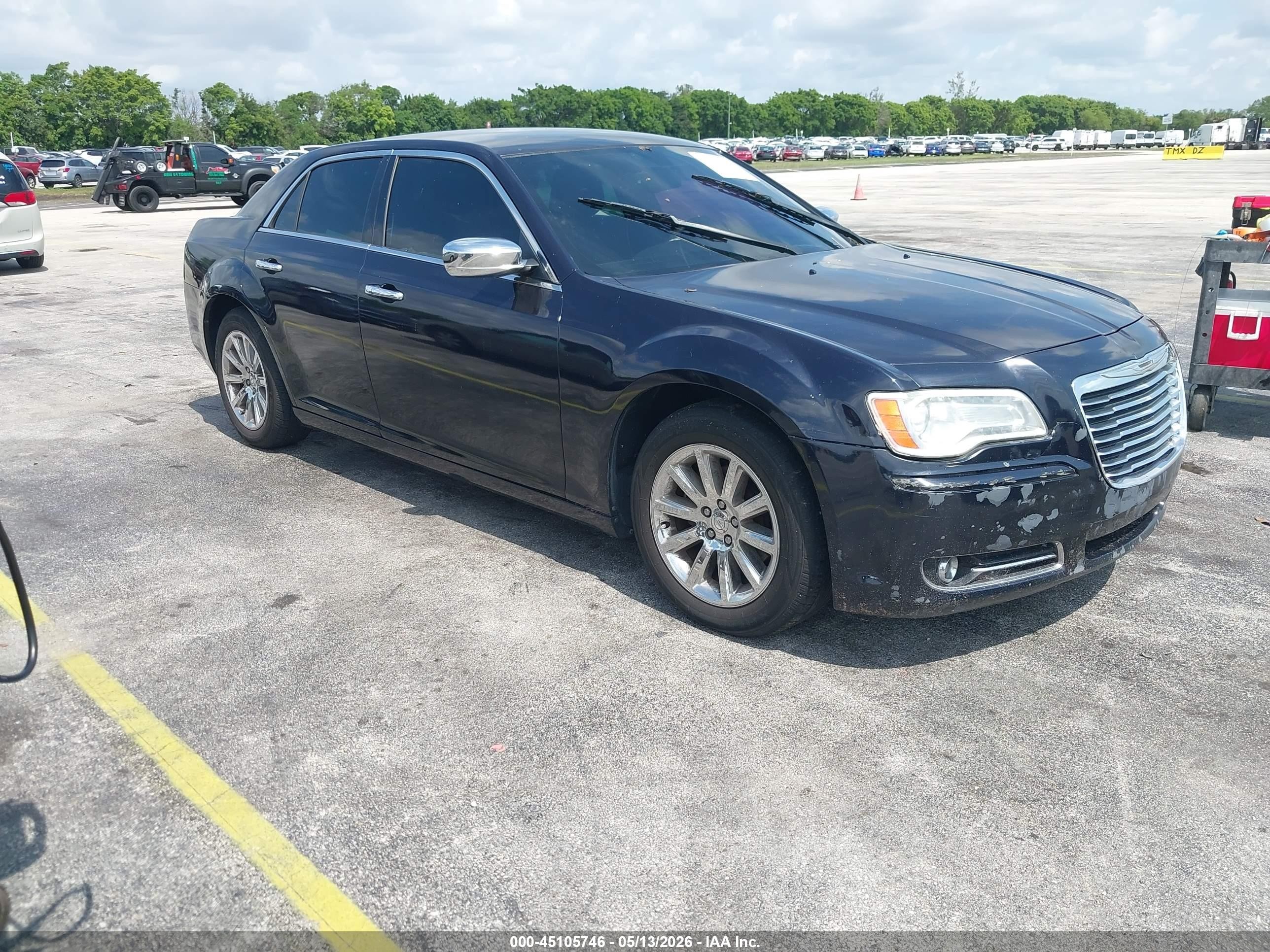 2012 Chrysler 300 Limited Черный vin: 2C3CCACG1CH212395