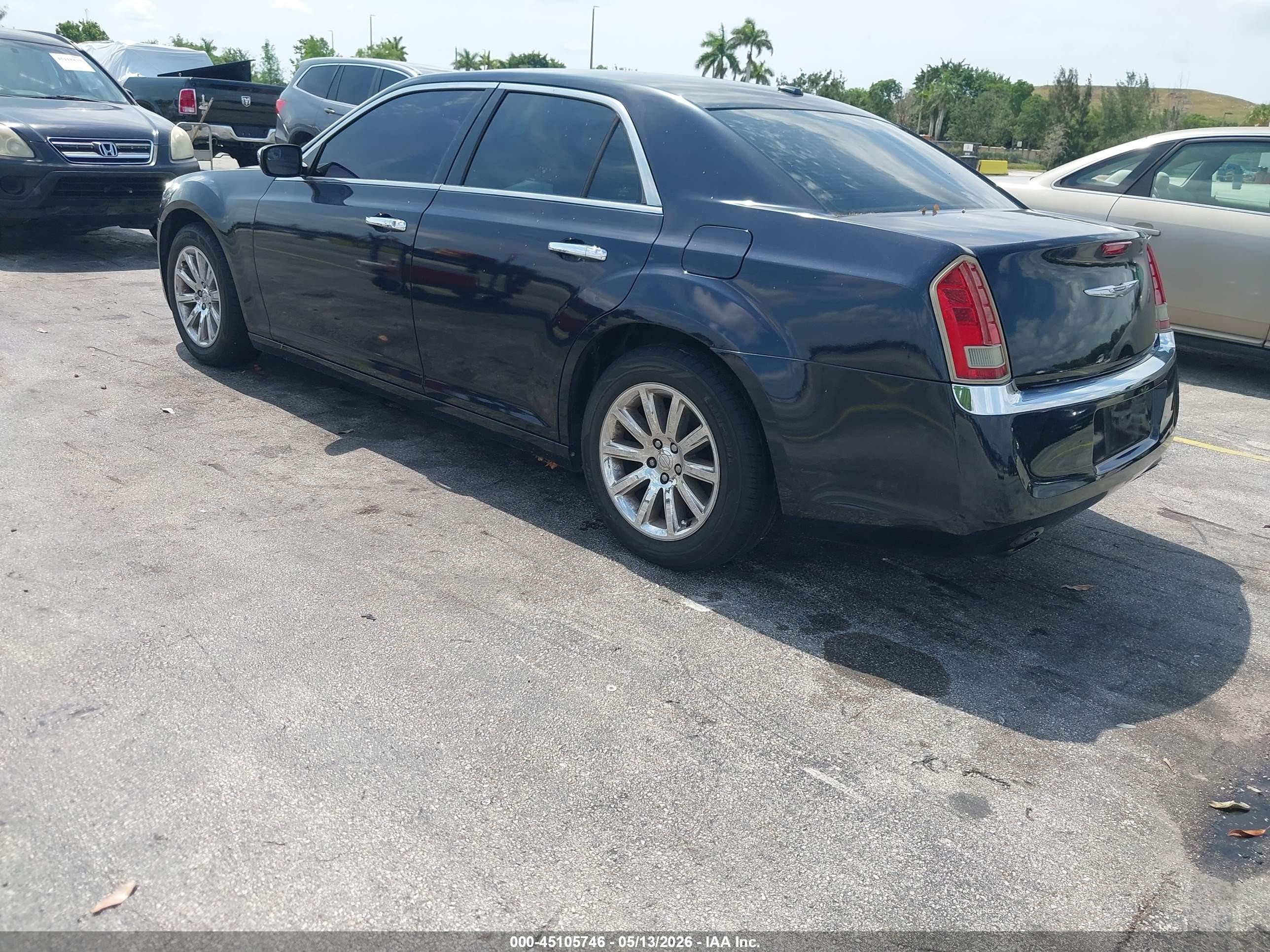 2012 Chrysler 300 Limited Black vin: 2C3CCACG1CH212395