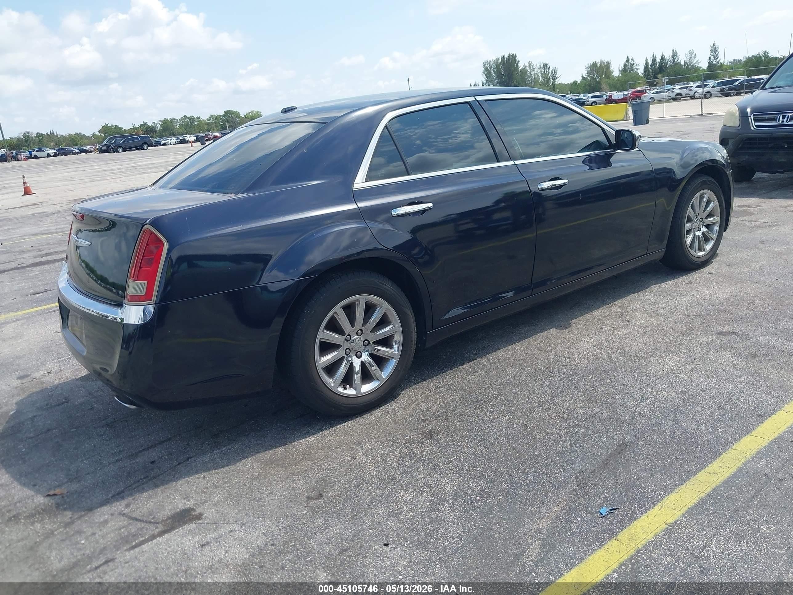 2012 Chrysler 300 Limited Black vin: 2C3CCACG1CH212395