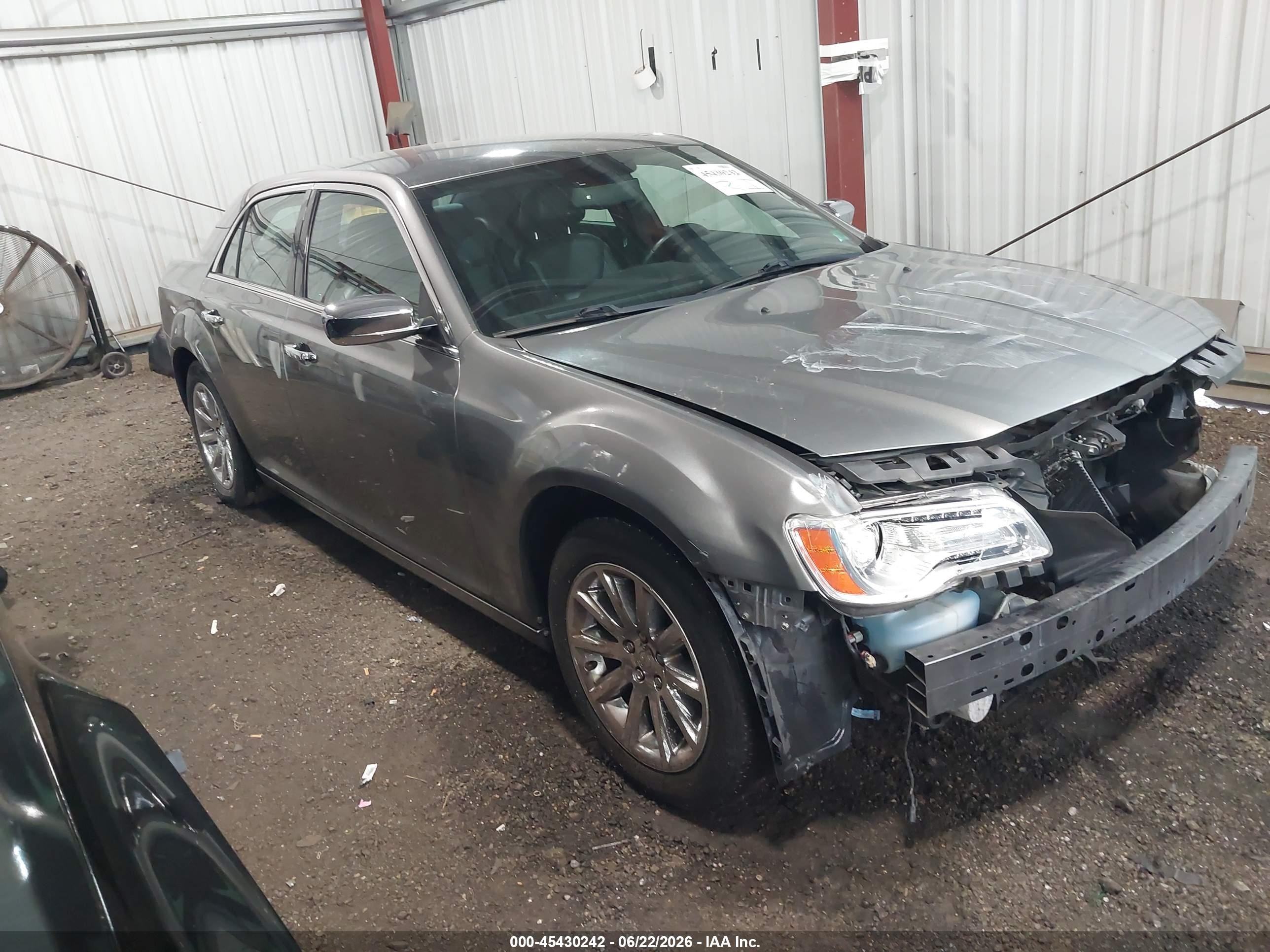 2012 Chrysler 300 Limited Gray vin: 2C3CCACG1CH249463