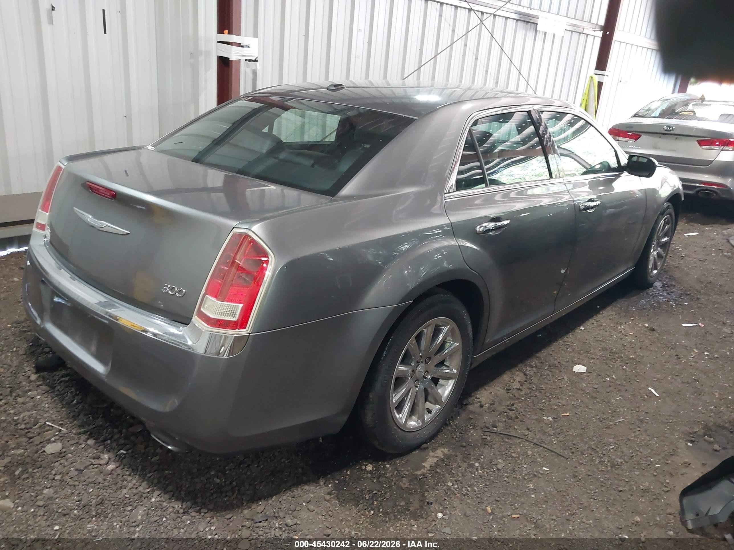 2012 Chrysler 300 Limited Gray vin: 2C3CCACG1CH249463