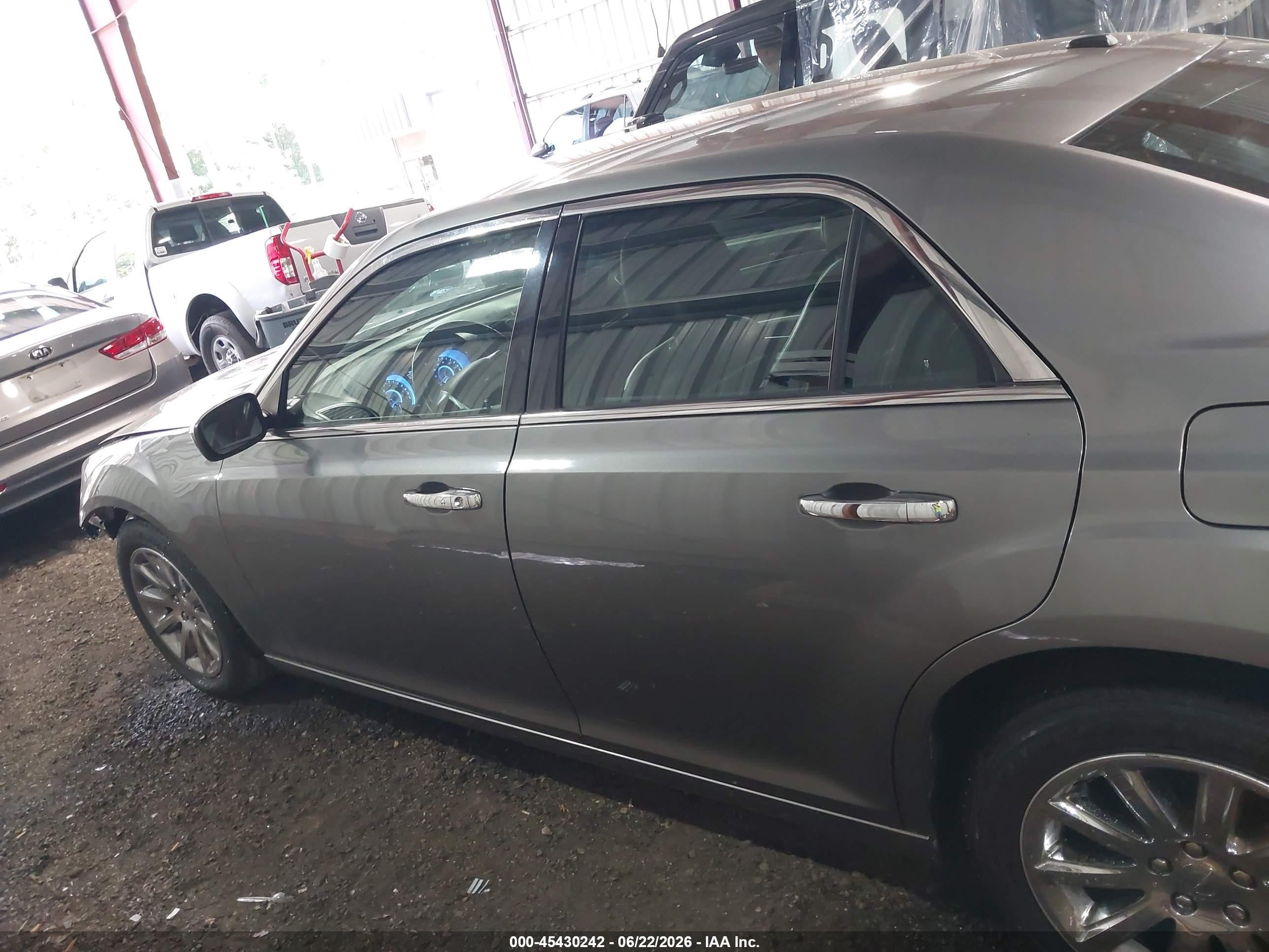 2012 Chrysler 300 Limited Gray vin: 2C3CCACG1CH249463