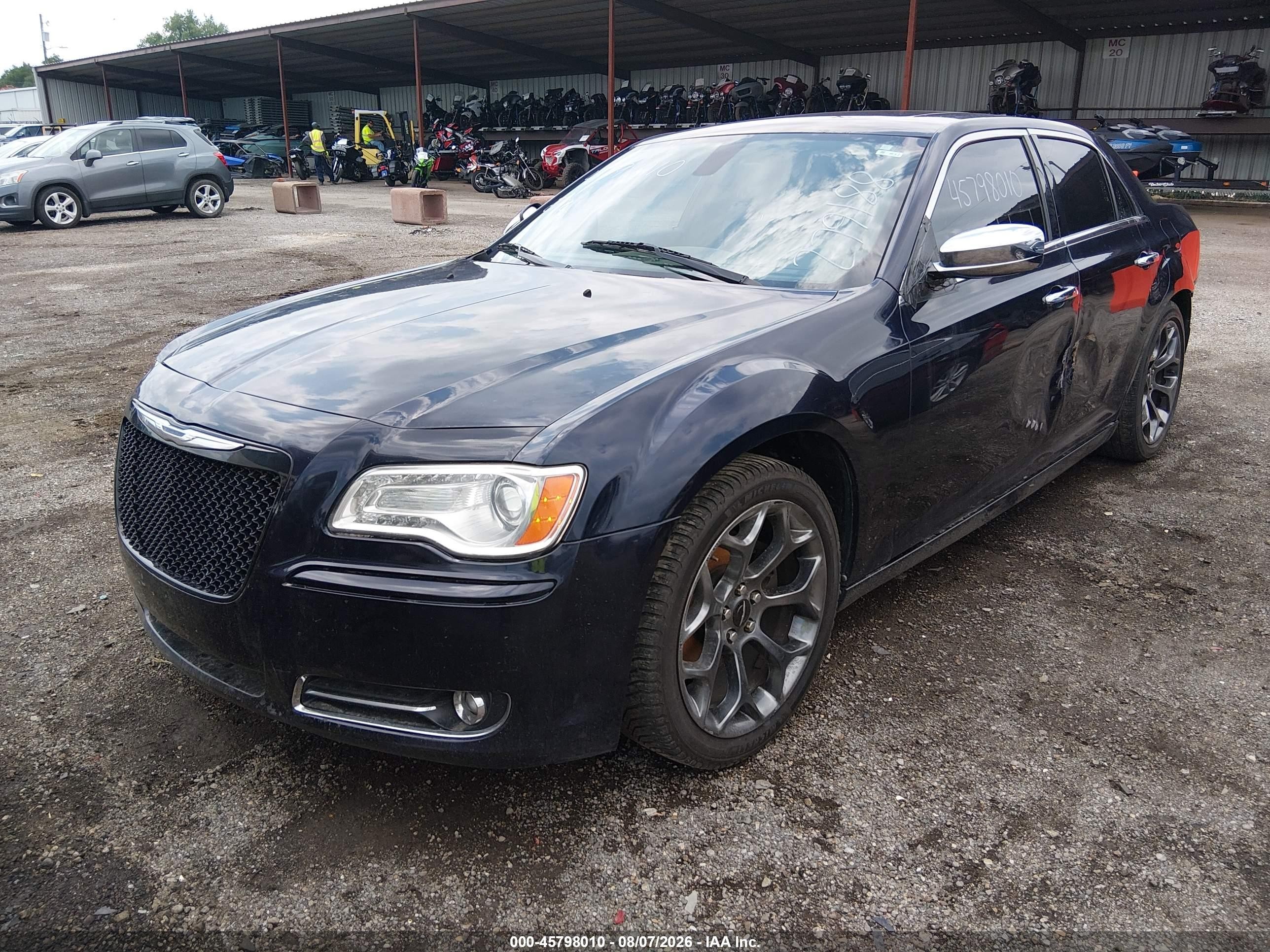 2012 Chrysler 300 Limited Blue vin: 2C3CCACG1CH279188