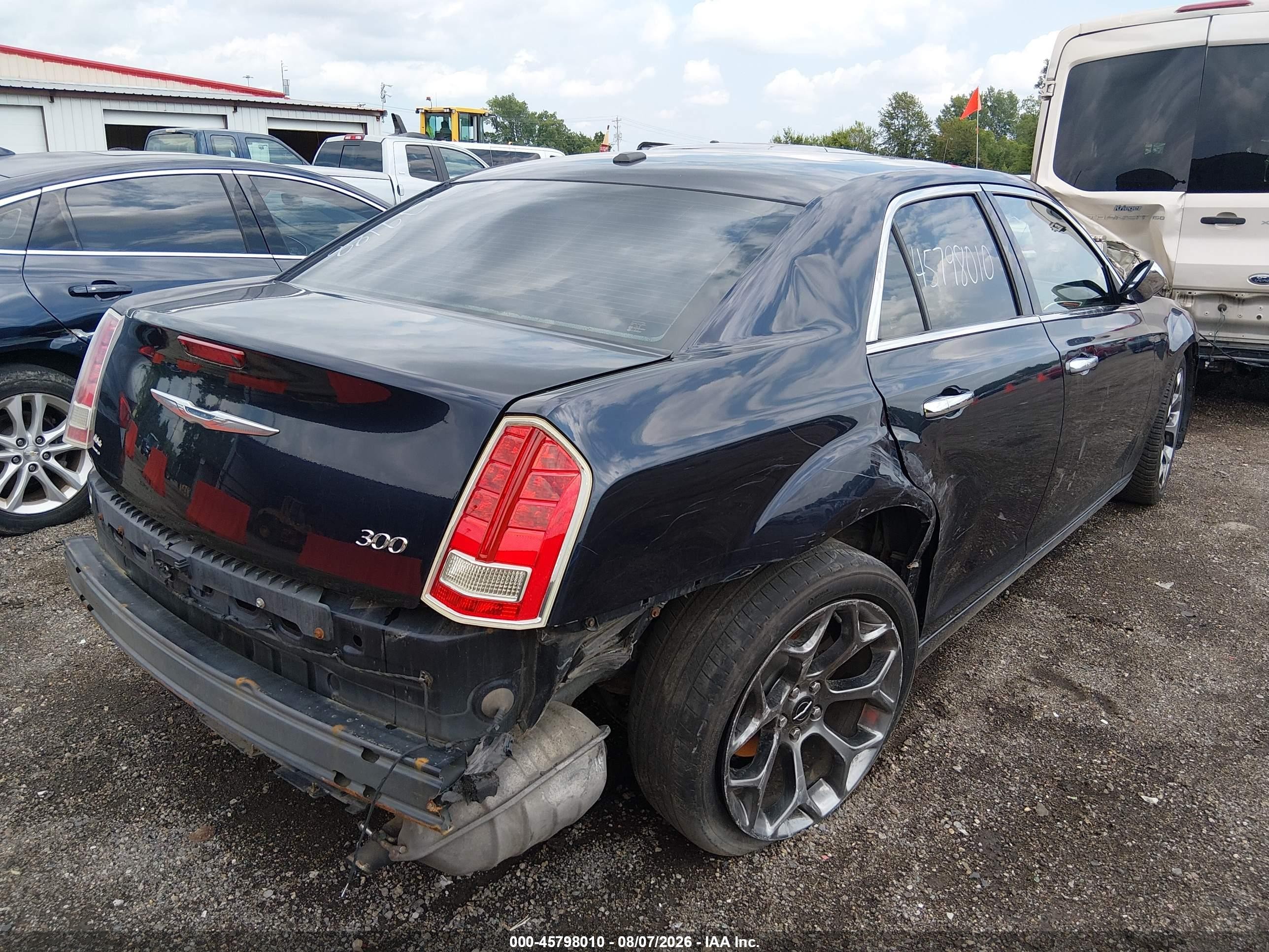2012 Chrysler 300 Limited Blue vin: 2C3CCACG1CH279188