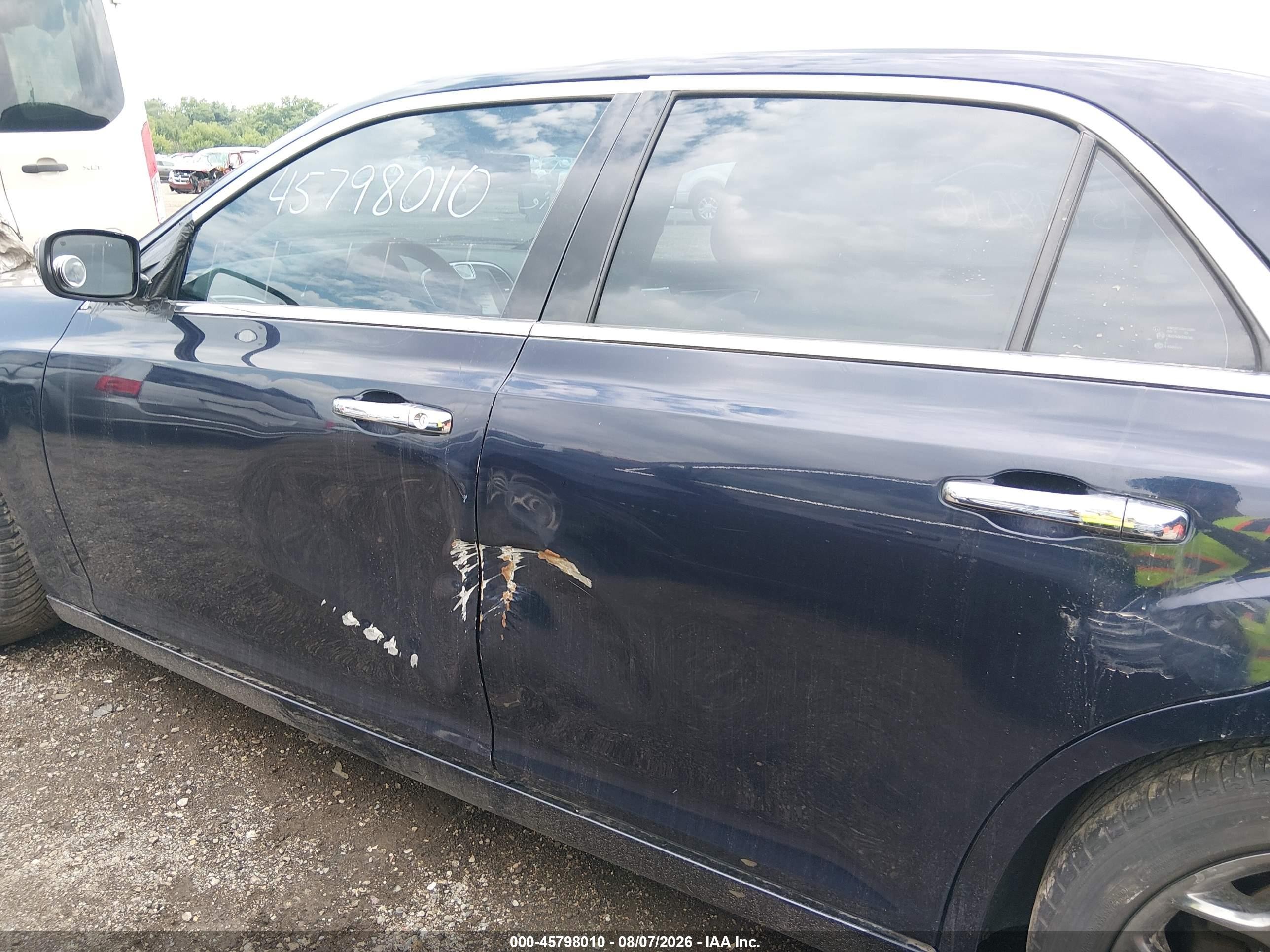 2012 Chrysler 300 Limited Blue vin: 2C3CCACG1CH279188