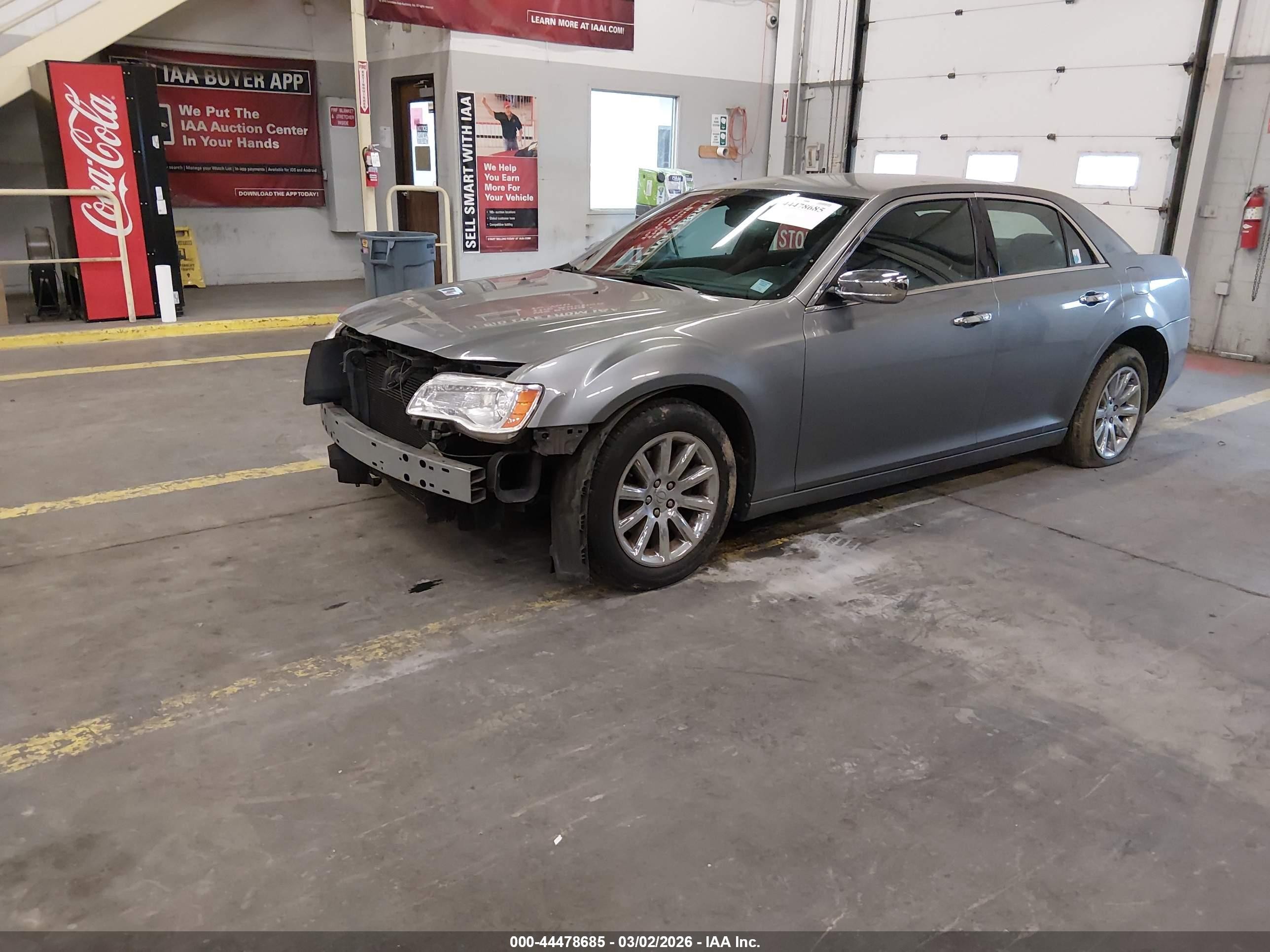 2012 Chrysler 300 Limited Gray vin: 2C3CCACG2CH274789
