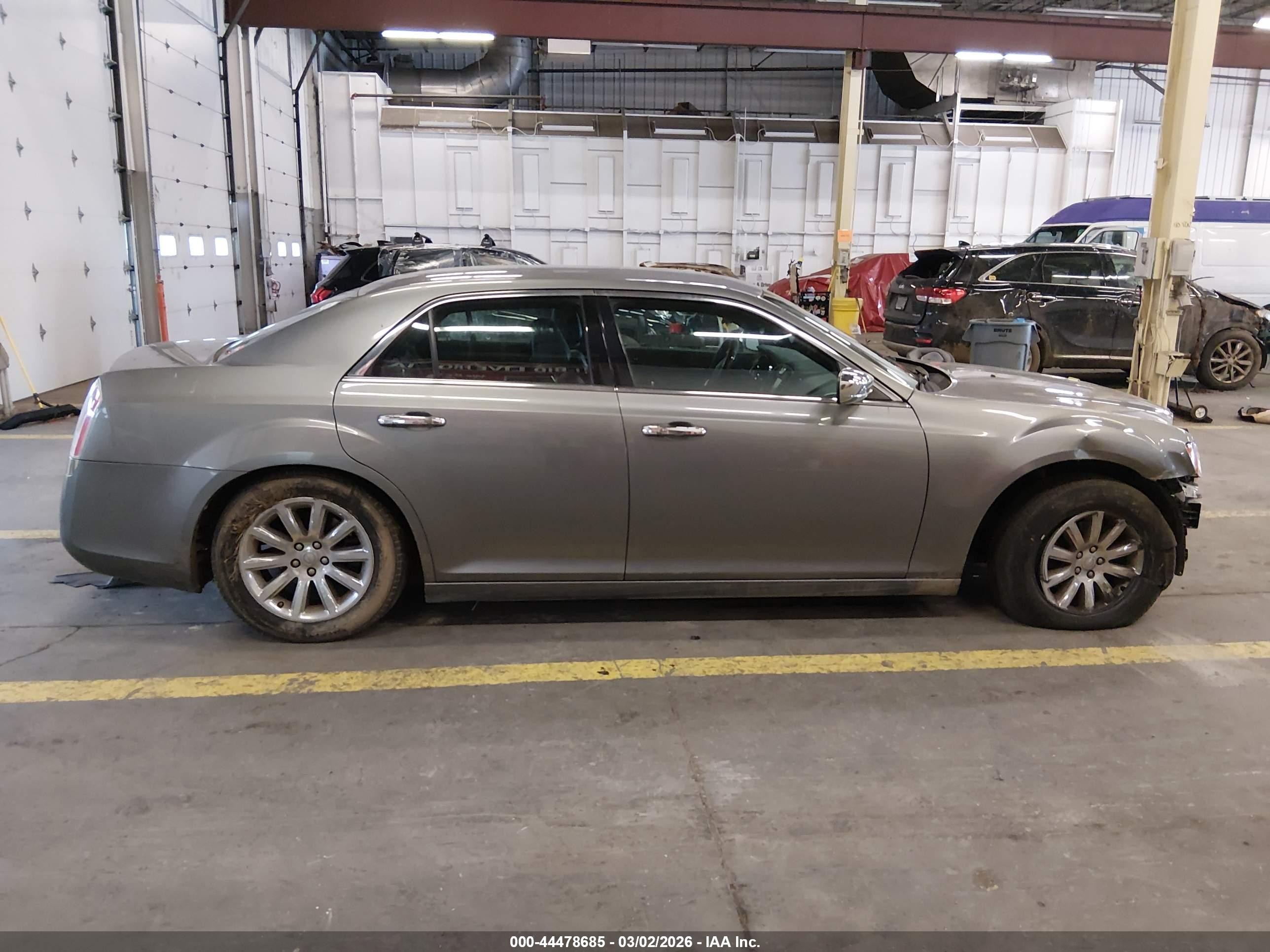 2012 Chrysler 300 Limited Gray vin: 2C3CCACG2CH274789