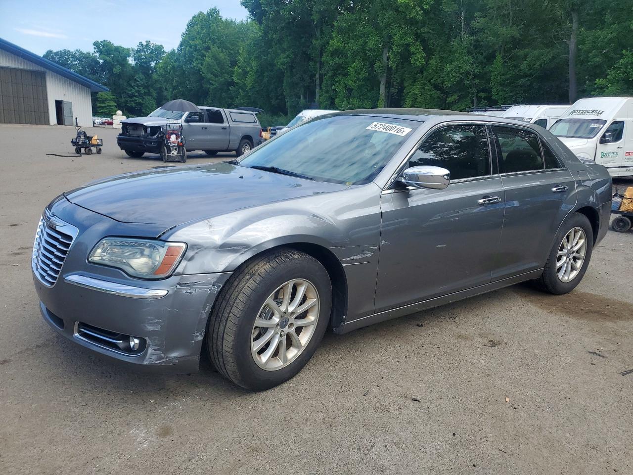 2012 Chrysler 300 Limited Gray vin: 2C3CCACG2CH278261