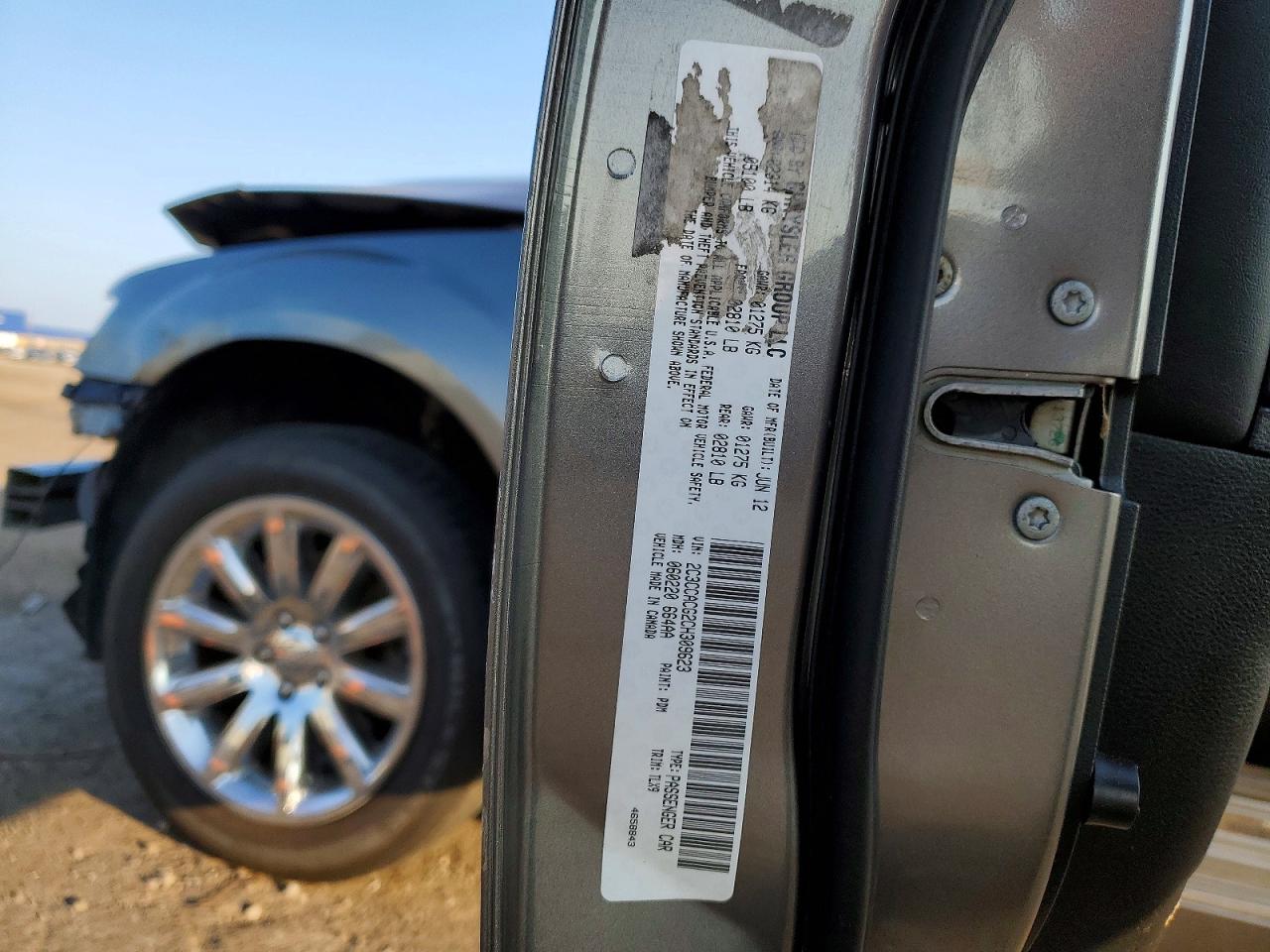2012 Chrysler 300 Limited Silver vin: 2C3CCACG2CH309623