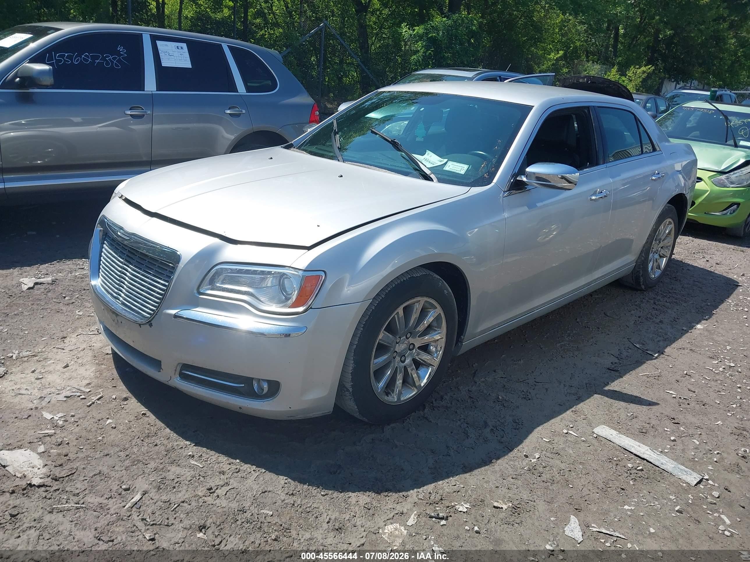 2012 Chrysler 300 Limited Silver vin: 2C3CCACG2CH310013