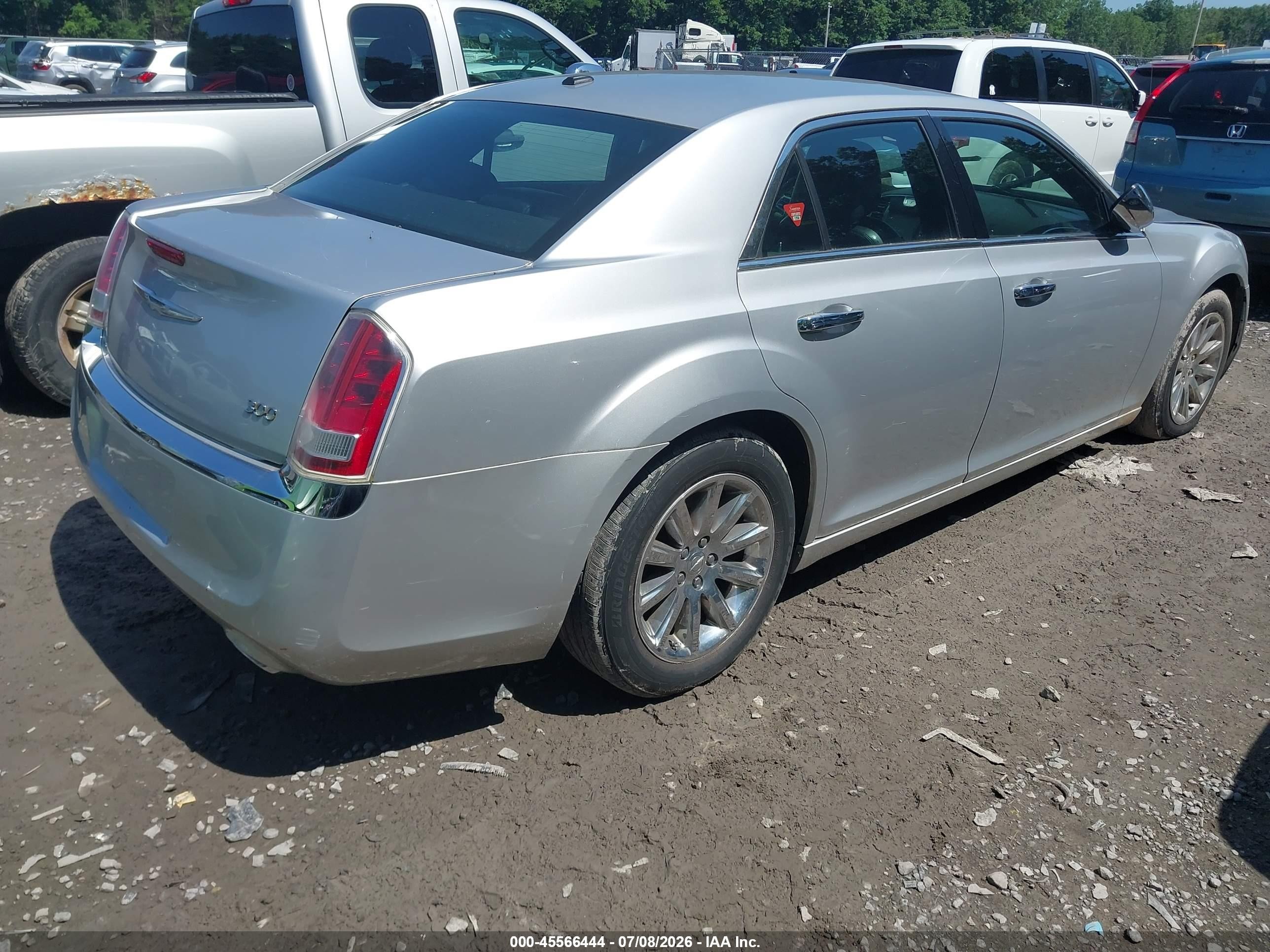 2012 Chrysler 300 Limited Silver vin: 2C3CCACG2CH310013
