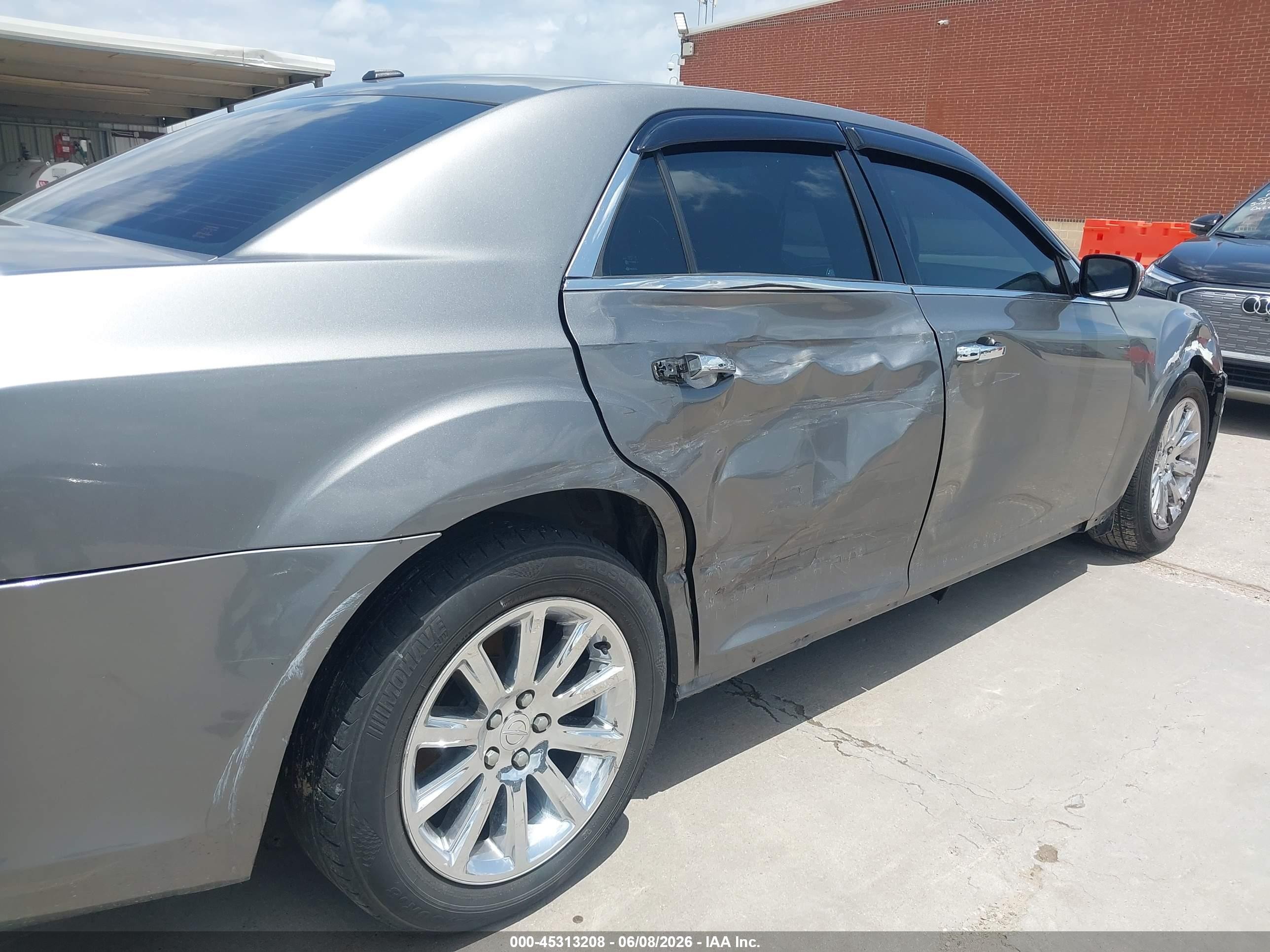 2012 Chrysler 300 Limited Gray vin: 2C3CCACG3CH205870
