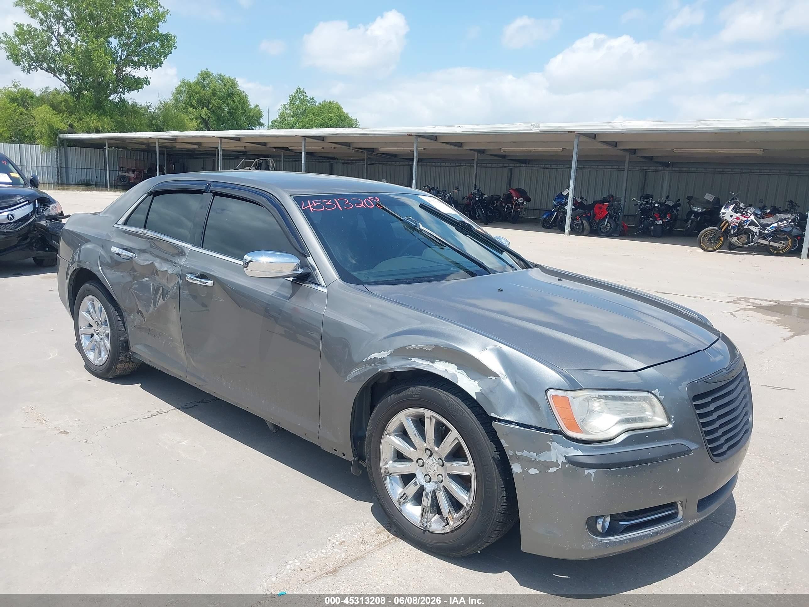 2012 Chrysler 300 Limited Gray vin: 2C3CCACG3CH205870