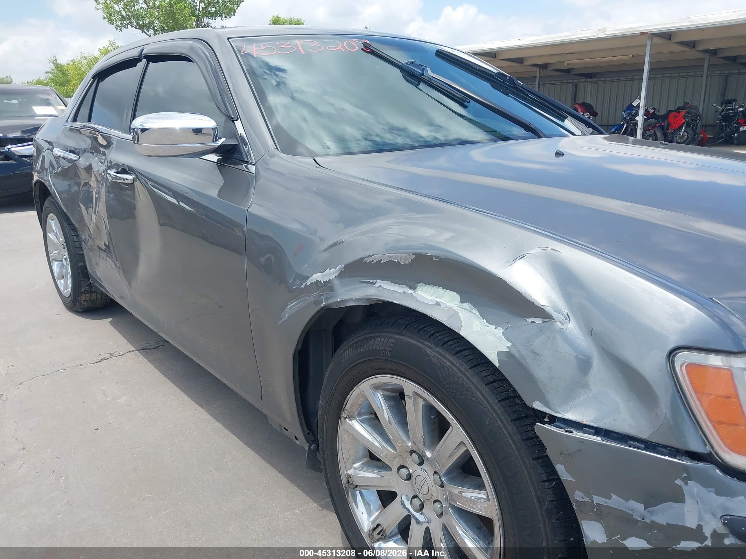 2012 Chrysler 300 Limited Gray vin: 2C3CCACG3CH205870