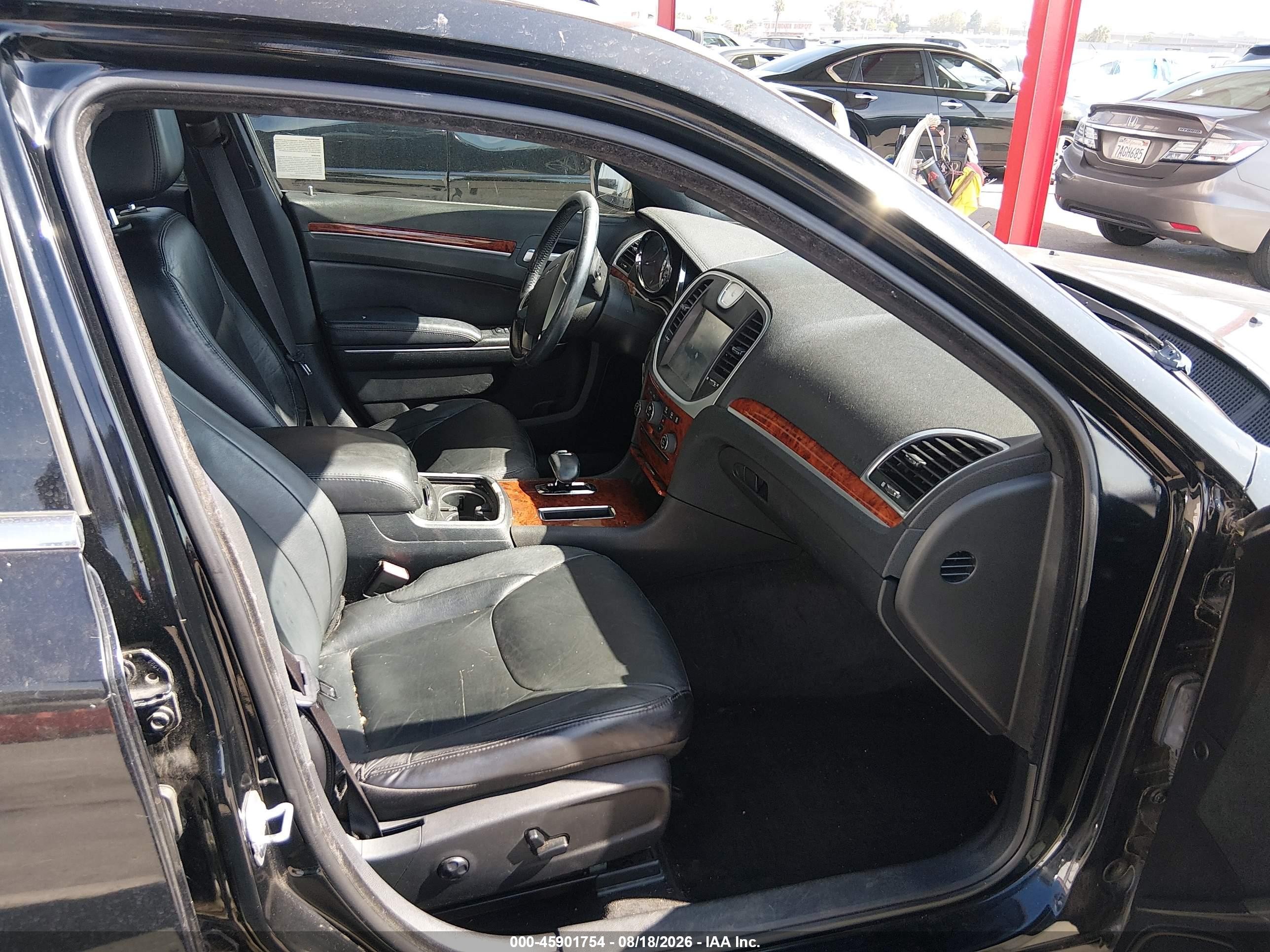 2012 Chrysler 300 Limited Black vin: 2C3CCACG3CH231479