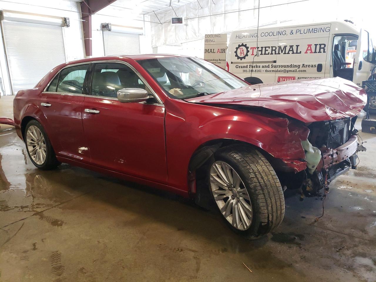 2012 Chrysler 300 Limited Темно-бордовый vin: 2C3CCACG4CH179652