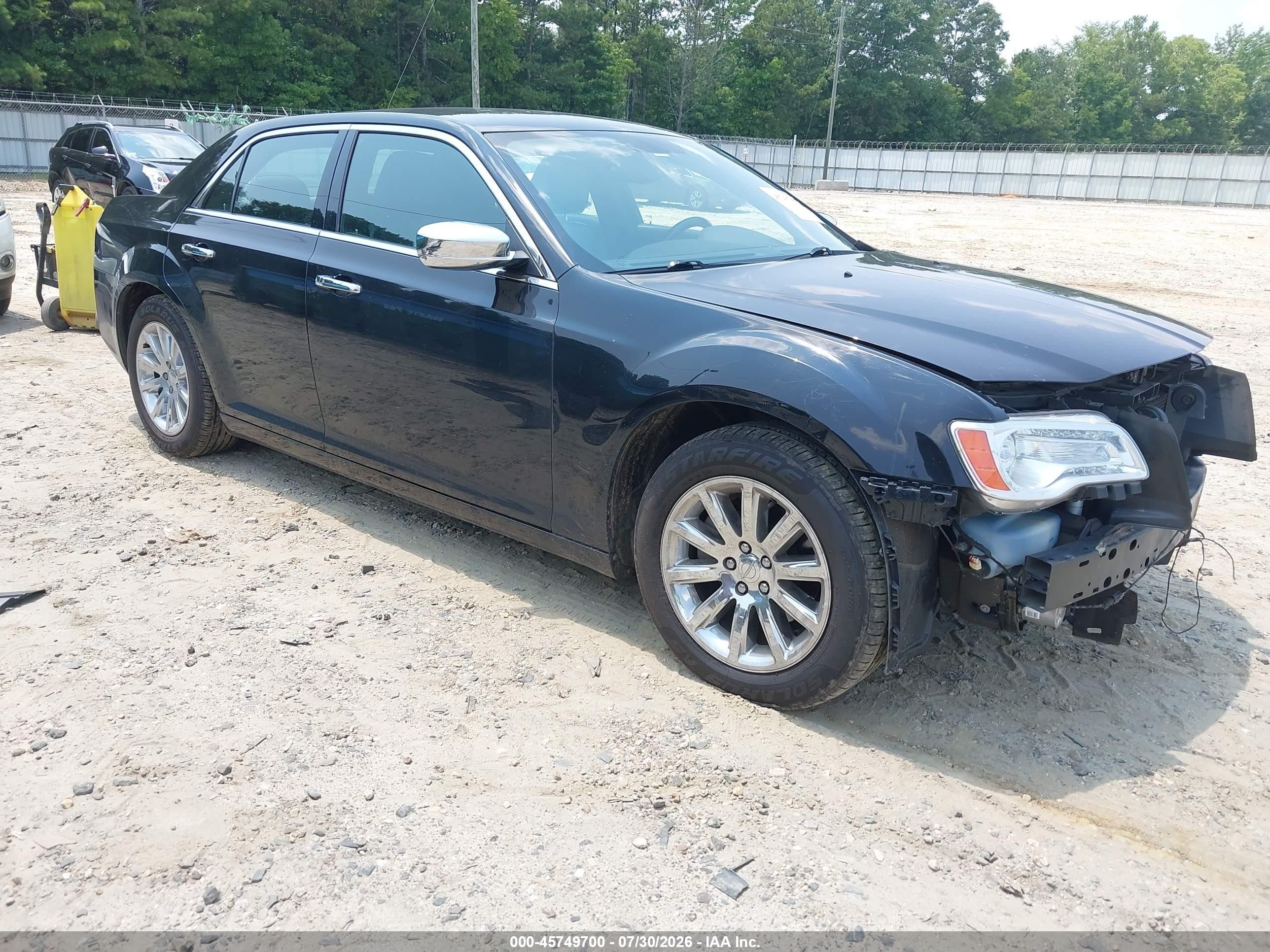 2012 Chrysler 300 Limited Black vin: 2C3CCACG6CH113202