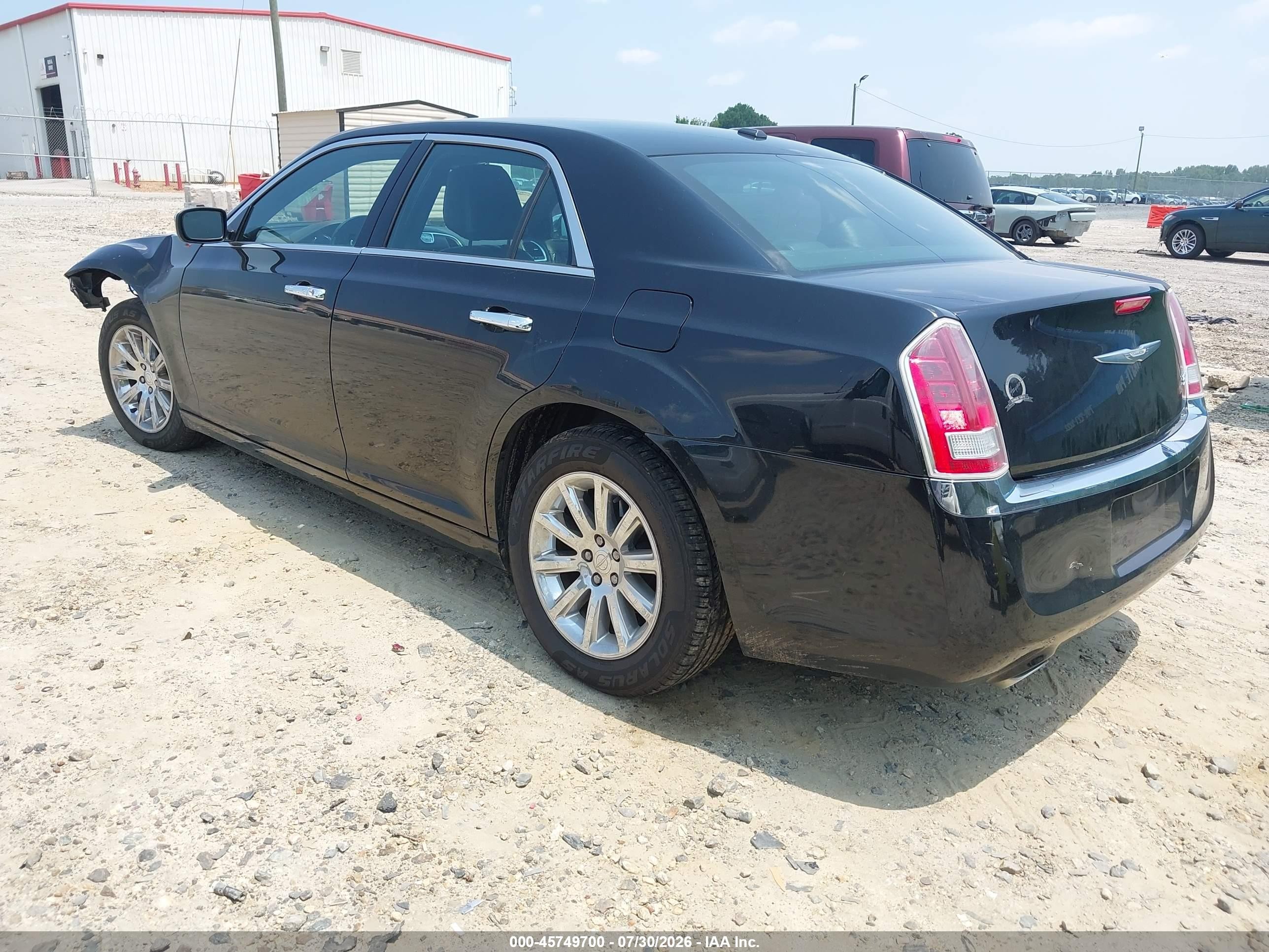 2012 Chrysler 300 Limited Black vin: 2C3CCACG6CH113202