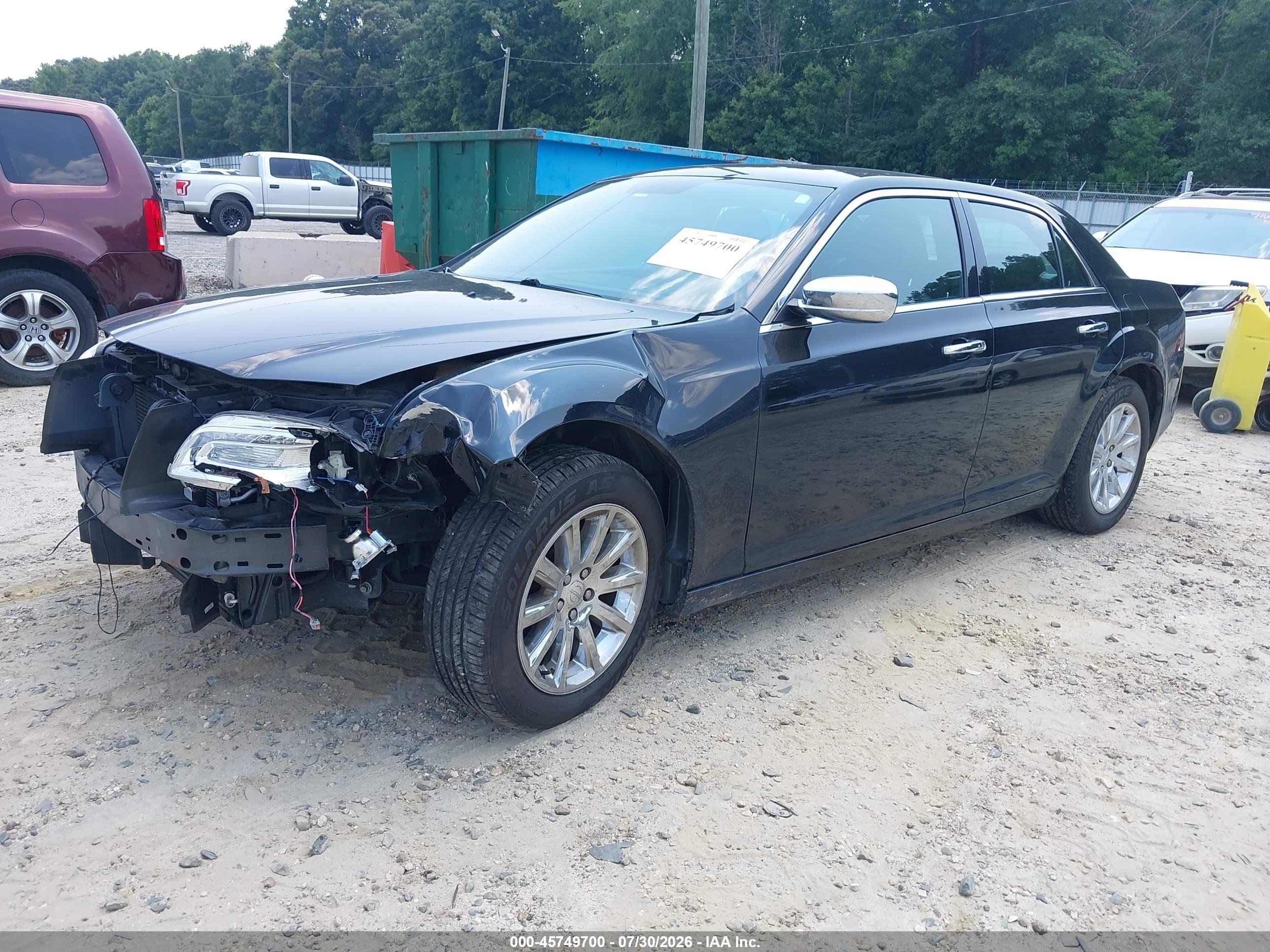 2012 Chrysler 300 Limited Black vin: 2C3CCACG6CH113202