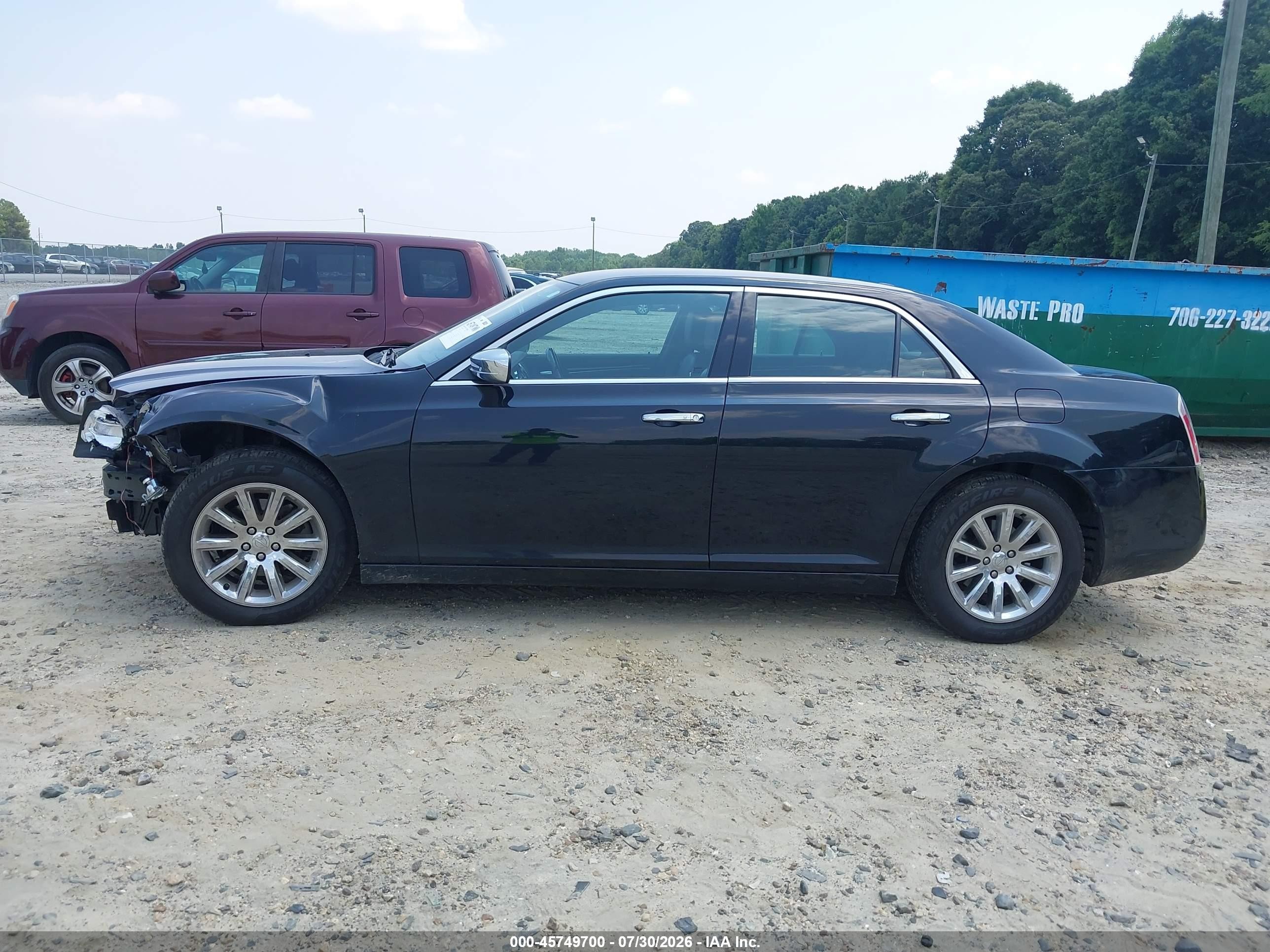 2012 Chrysler 300 Limited Black vin: 2C3CCACG6CH113202
