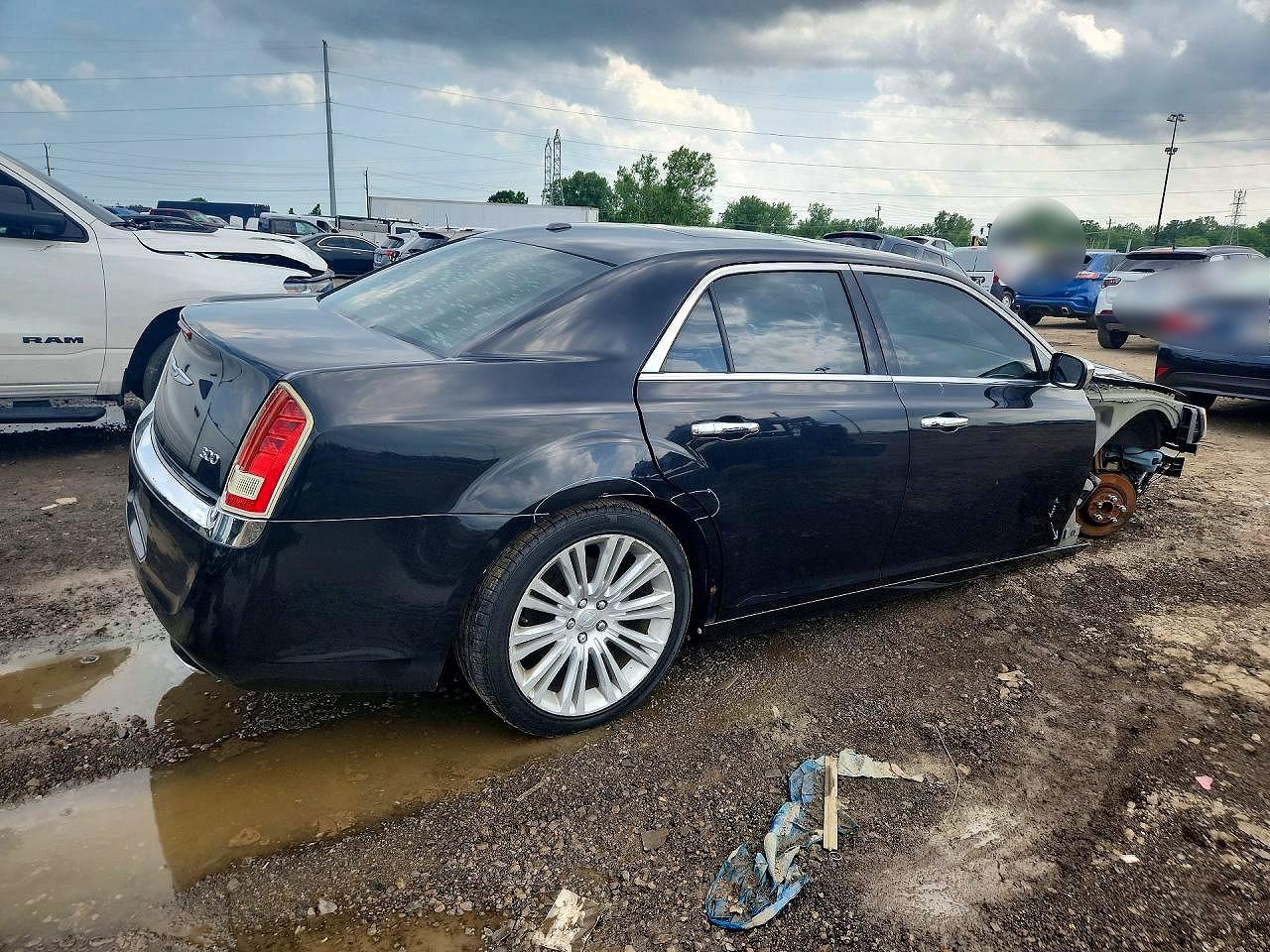 2012 Chrysler 300 Limited Black vin: 2C3CCACG6CH115550