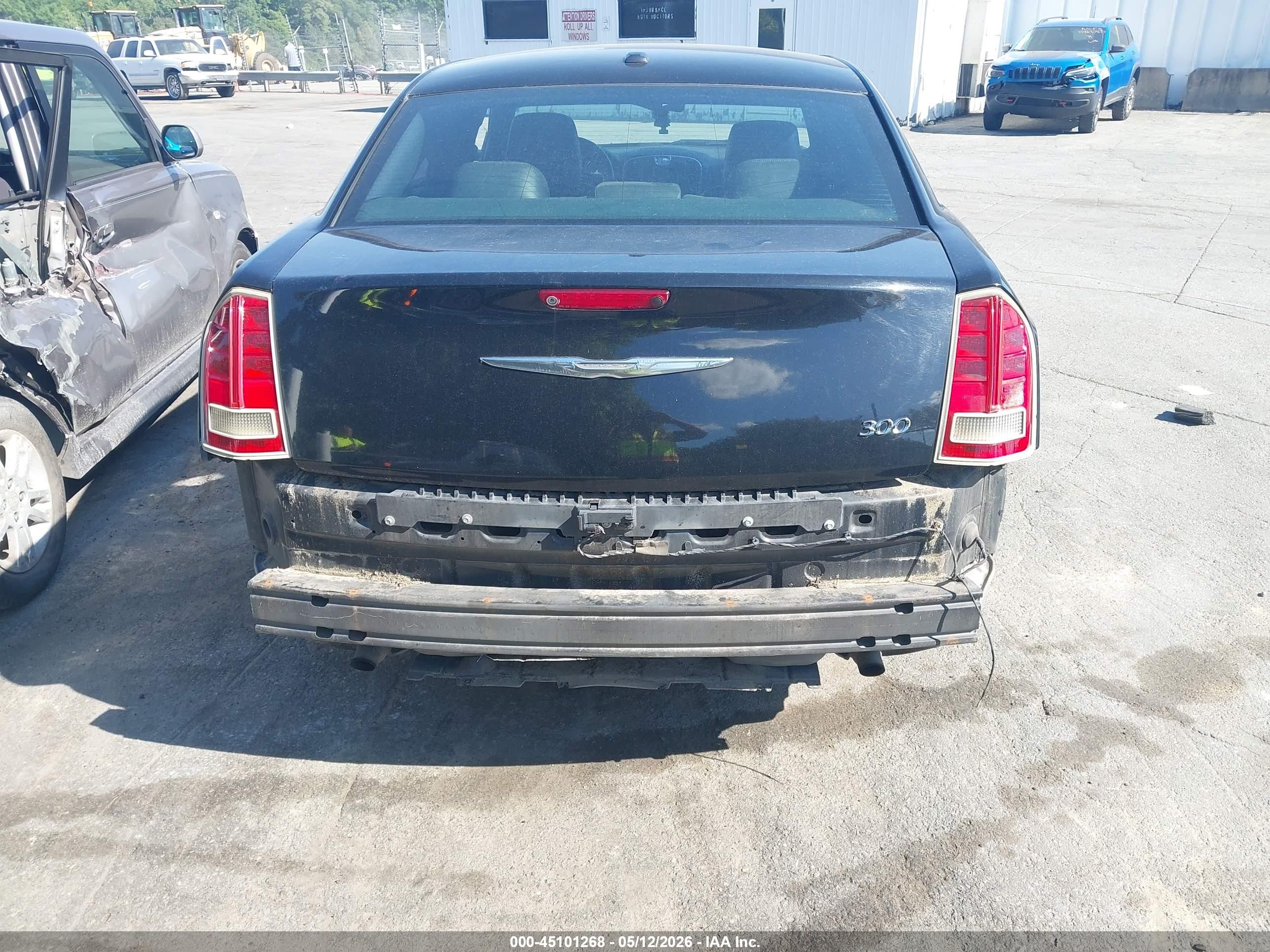 2012 Chrysler 300 Limited Black vin: 2C3CCACG6CH188756