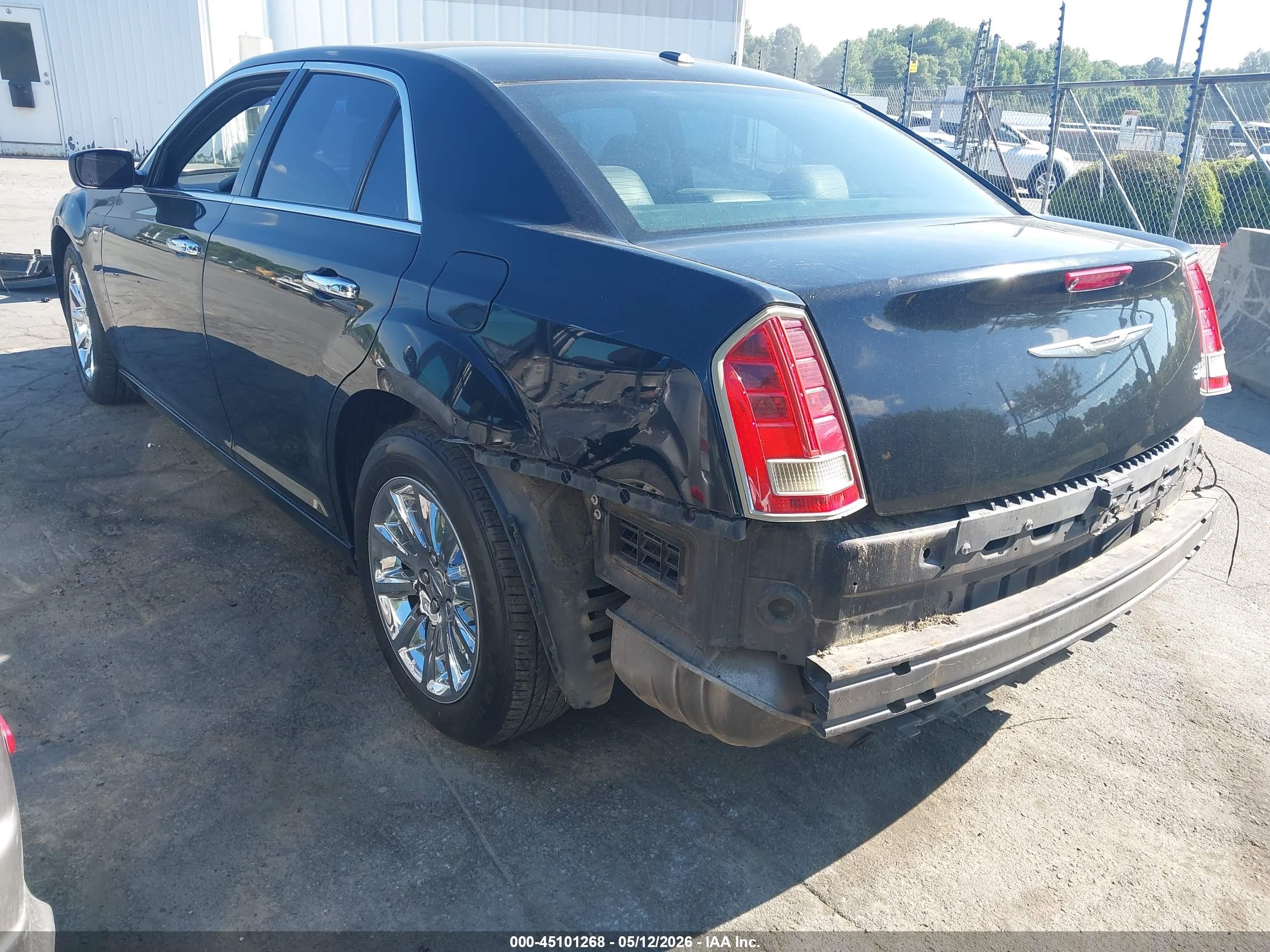 2012 Chrysler 300 Limited Black vin: 2C3CCACG6CH188756