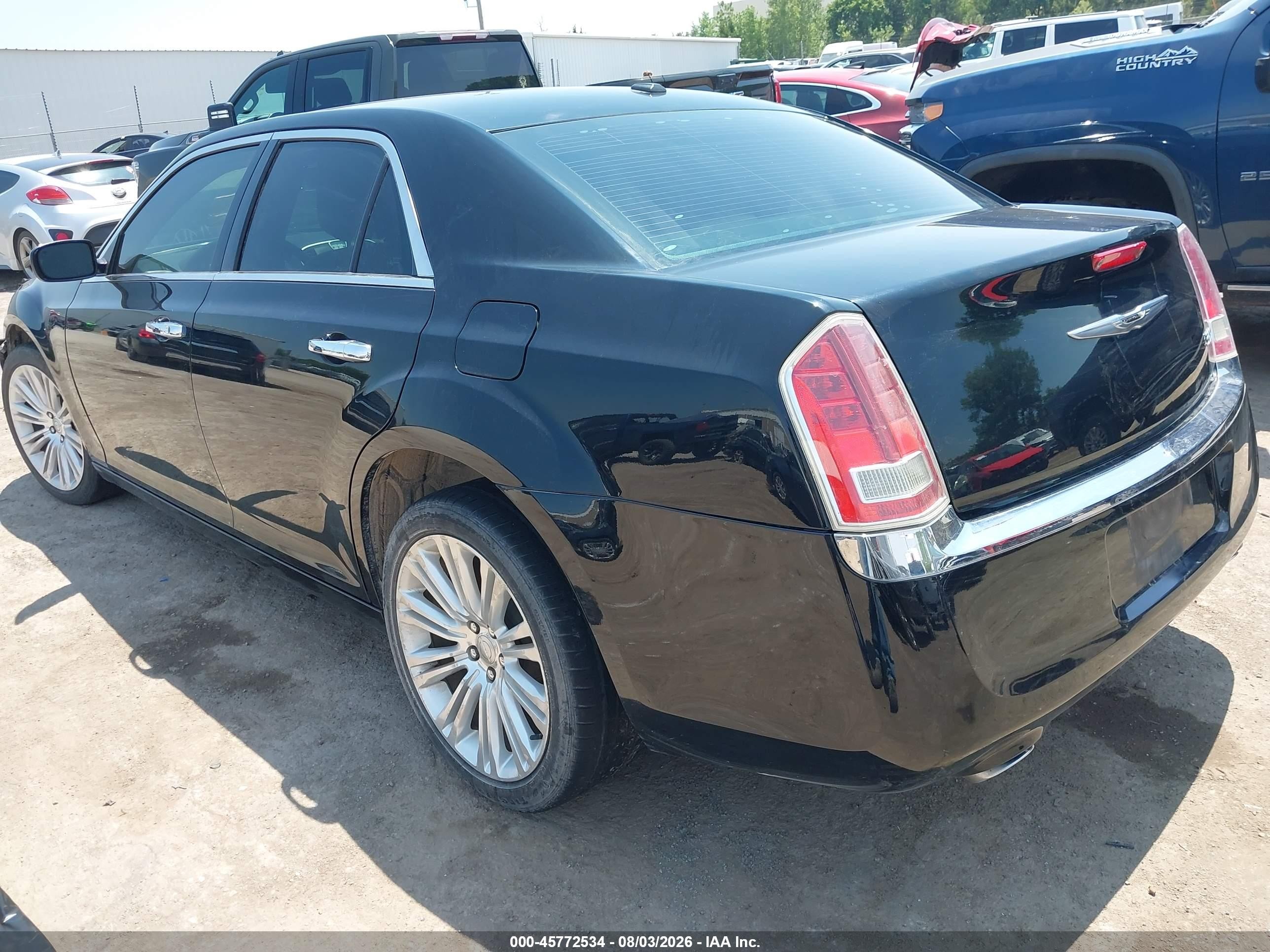 2012 Chrysler 300 Limited Black vin: 2C3CCACG7CH154986