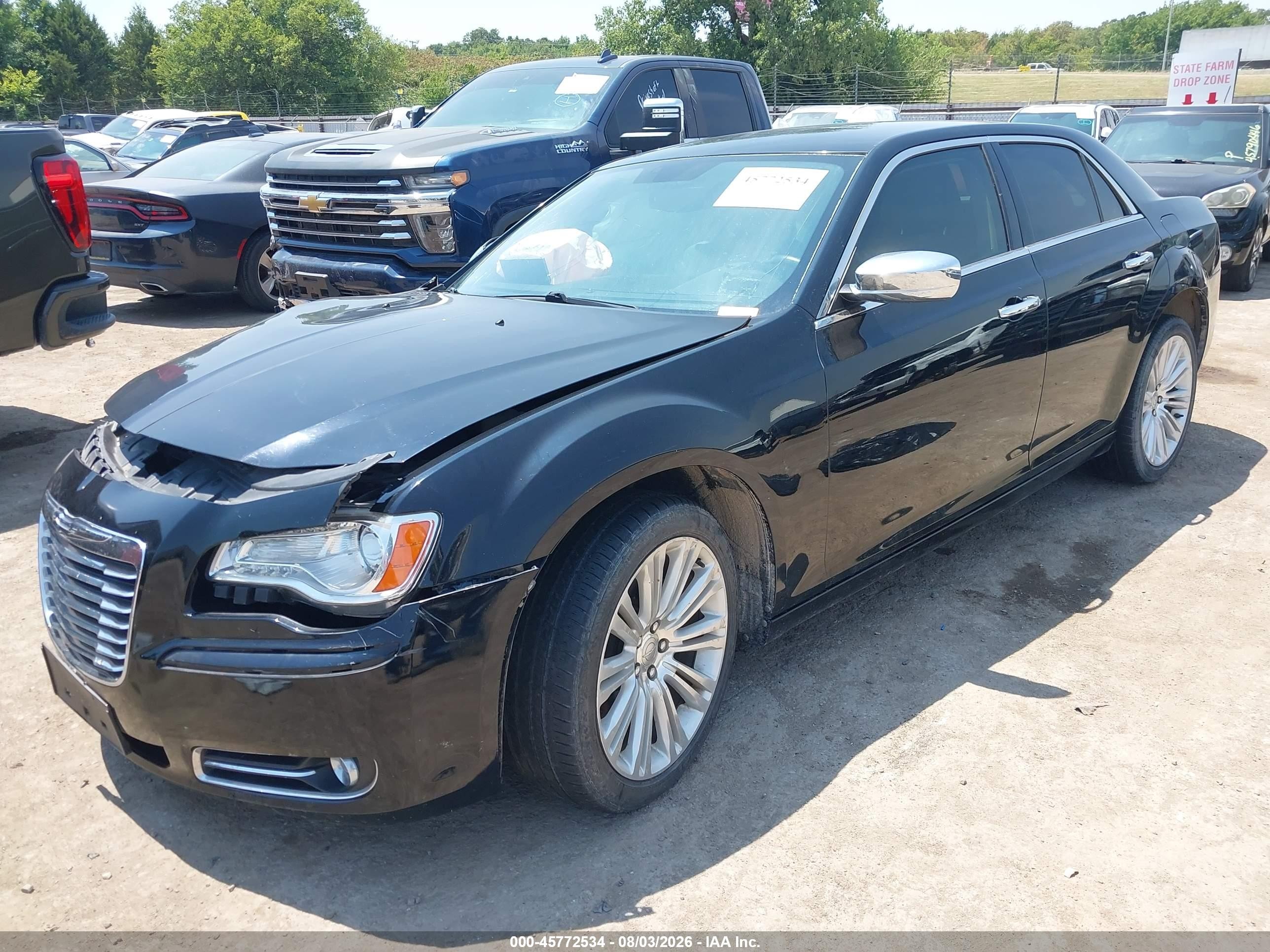 2012 Chrysler 300 Limited Black vin: 2C3CCACG7CH154986