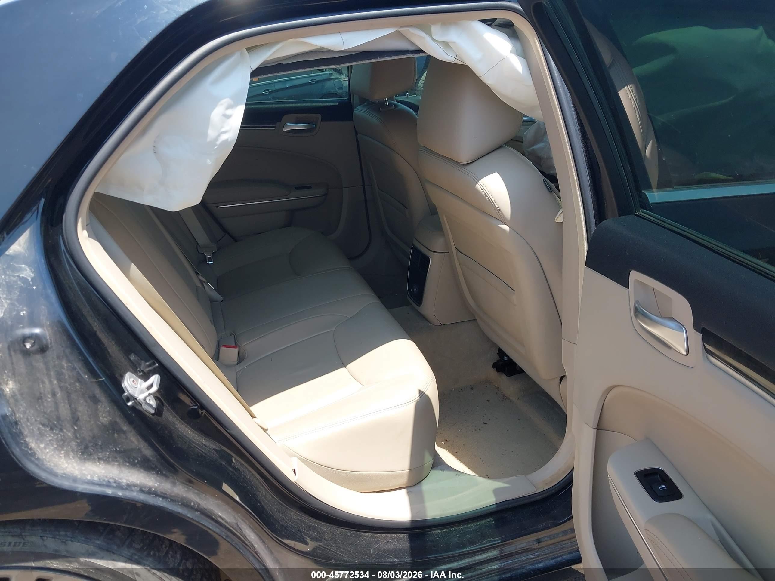 2012 Chrysler 300 Limited Black vin: 2C3CCACG7CH154986