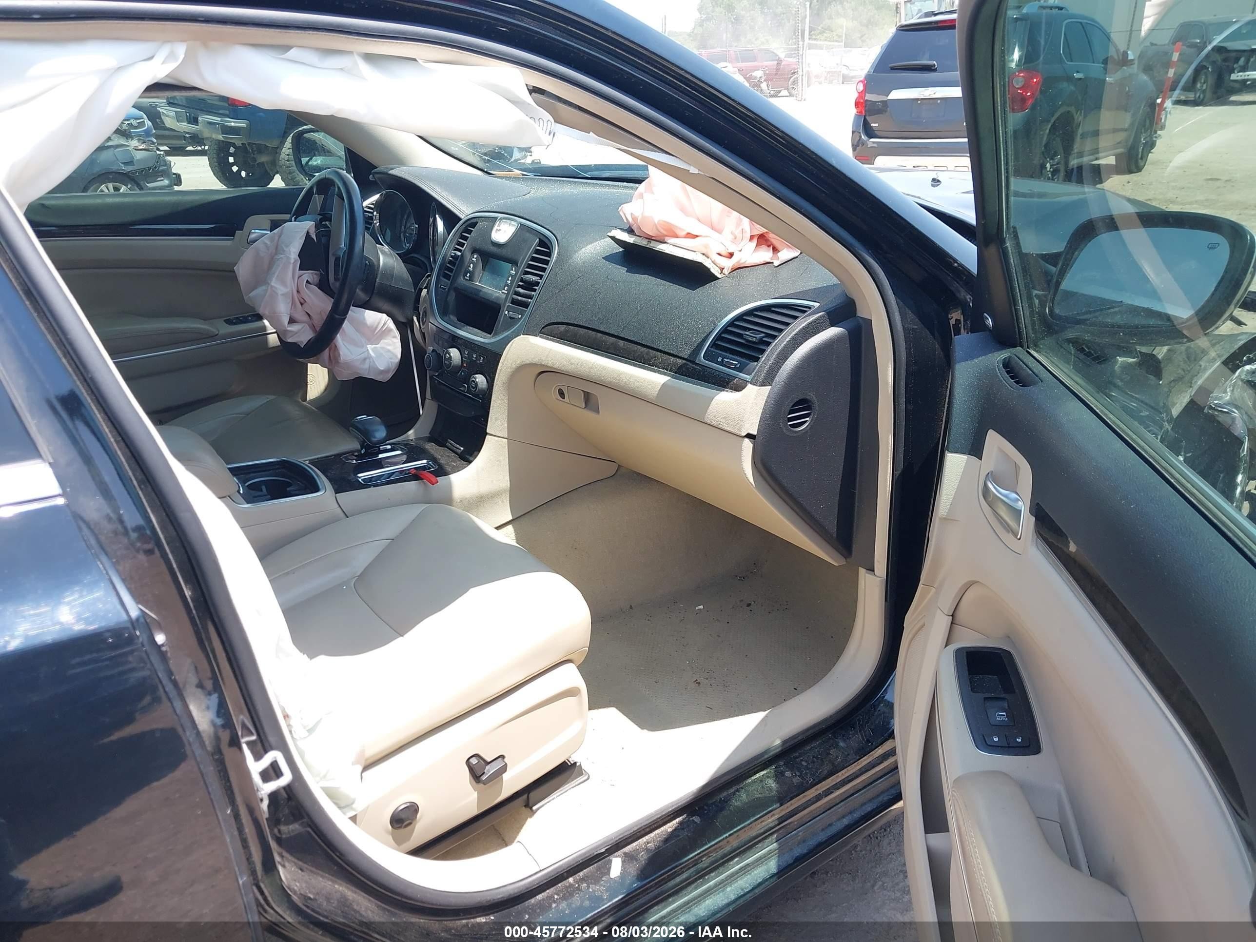 2012 Chrysler 300 Limited Black vin: 2C3CCACG7CH154986