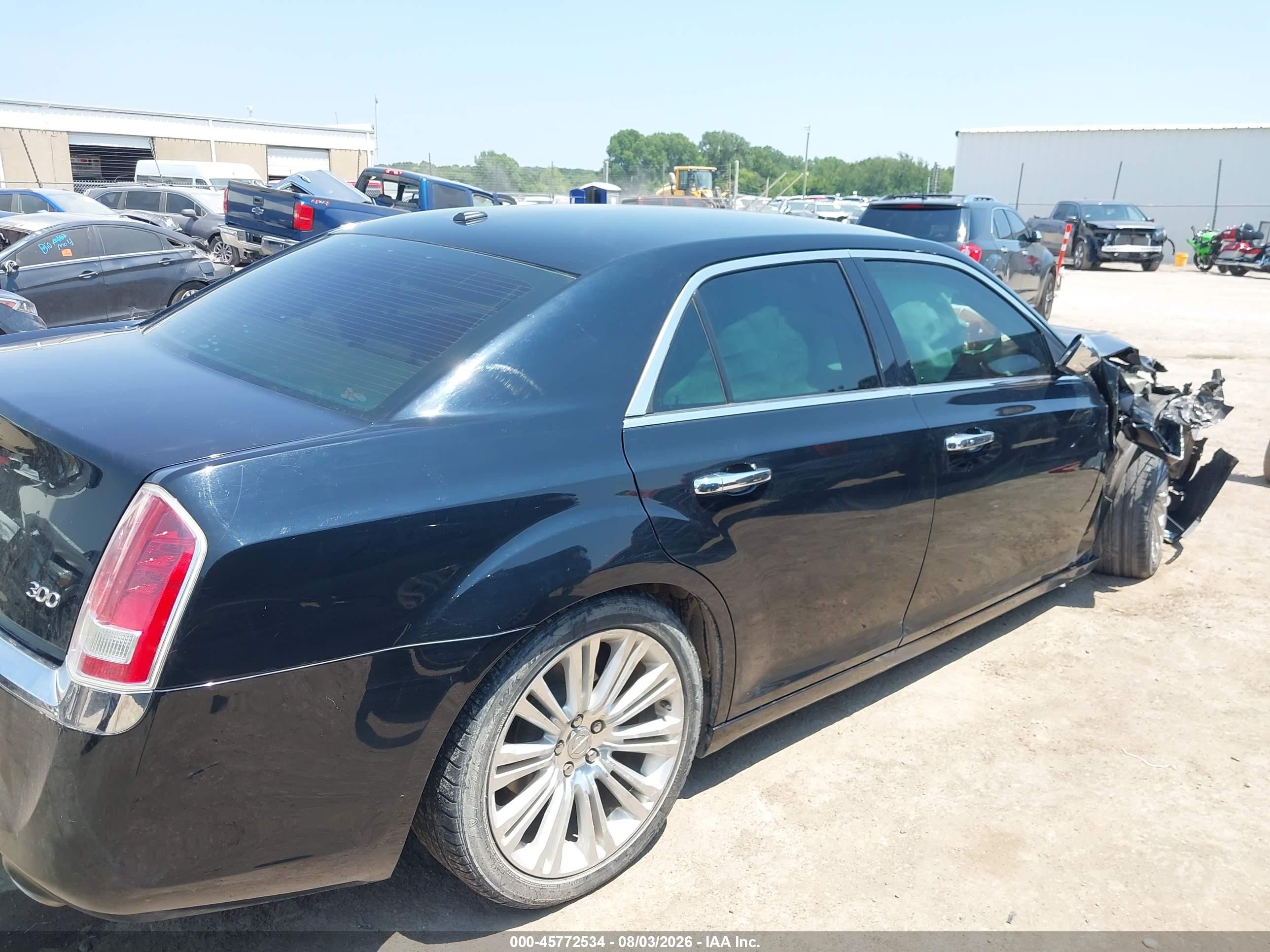 2012 Chrysler 300 Limited Black vin: 2C3CCACG7CH154986
