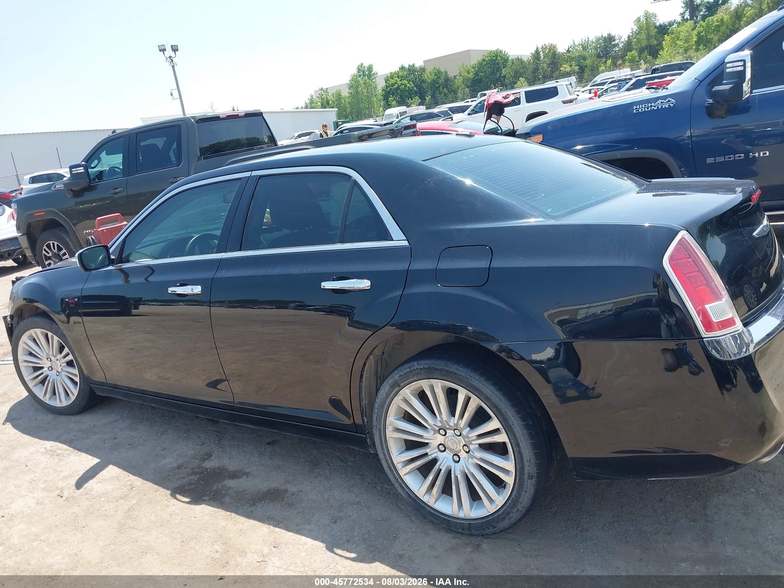 2012 Chrysler 300 Limited Black vin: 2C3CCACG7CH154986