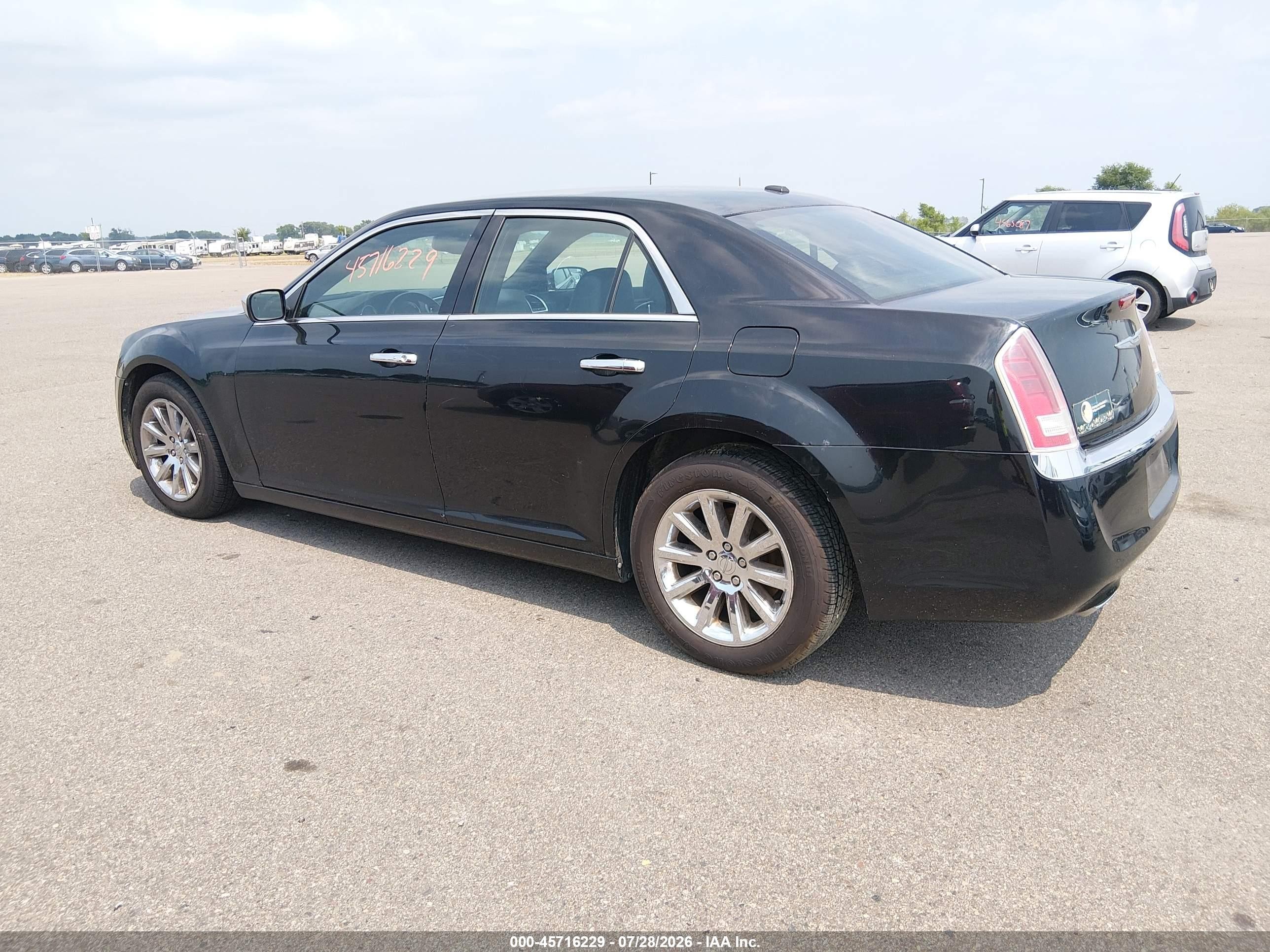 2012 Chrysler 300 Limited Black vin: 2C3CCACG7CH257048
