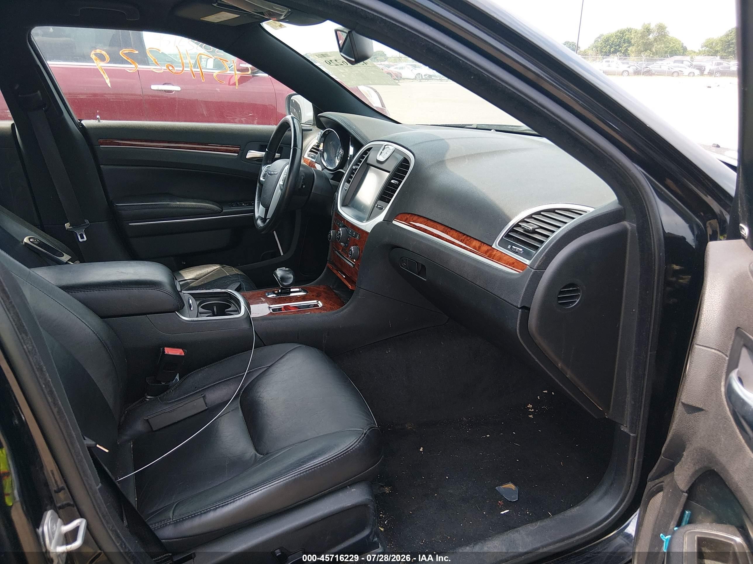 2012 Chrysler 300 Limited Black vin: 2C3CCACG7CH257048