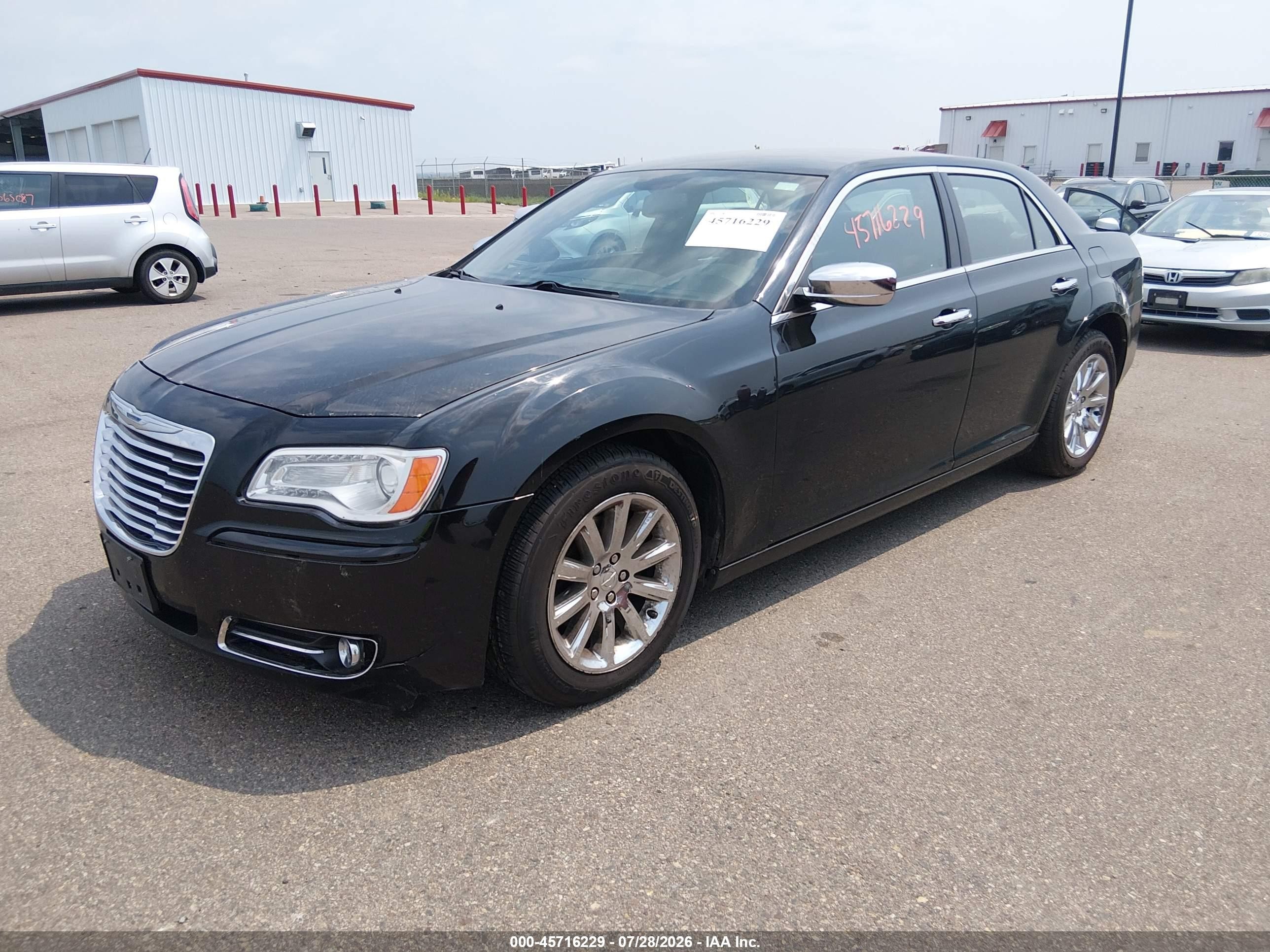 2012 Chrysler 300 Limited Black vin: 2C3CCACG7CH257048