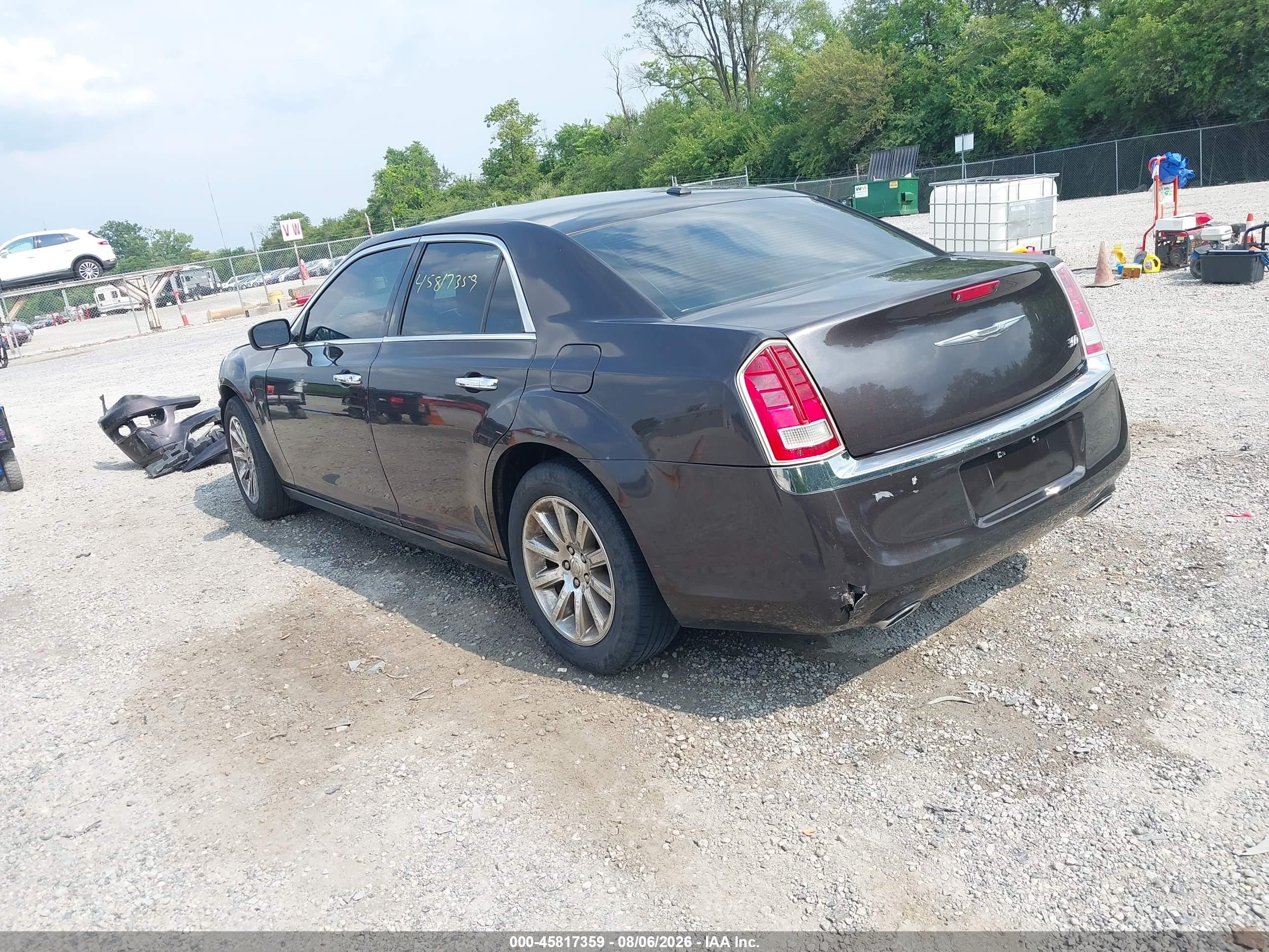 2012 Chrysler 300 Limited Black vin: 2C3CCACG8CH205685
