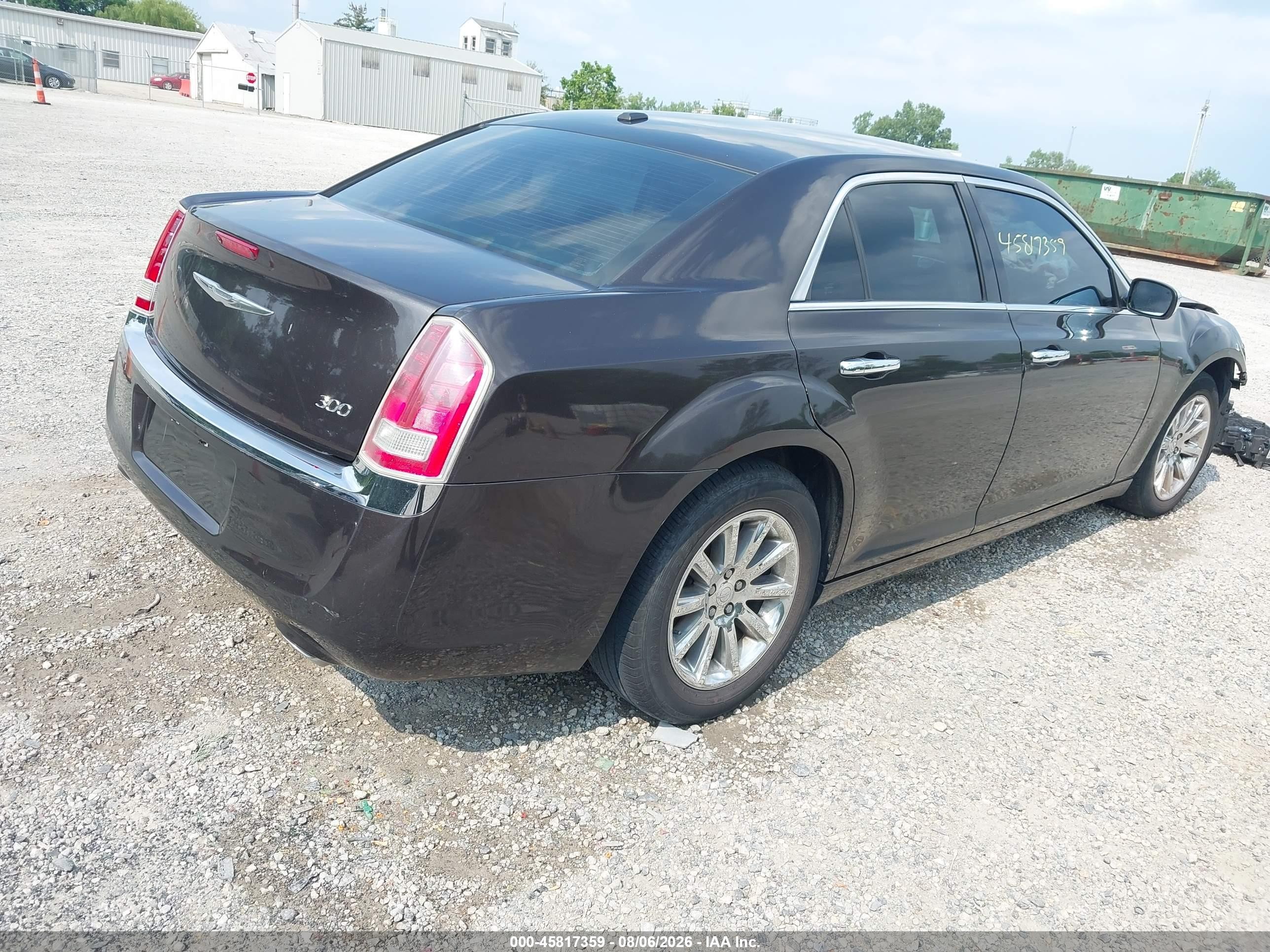 2012 Chrysler 300 Limited Black vin: 2C3CCACG8CH205685