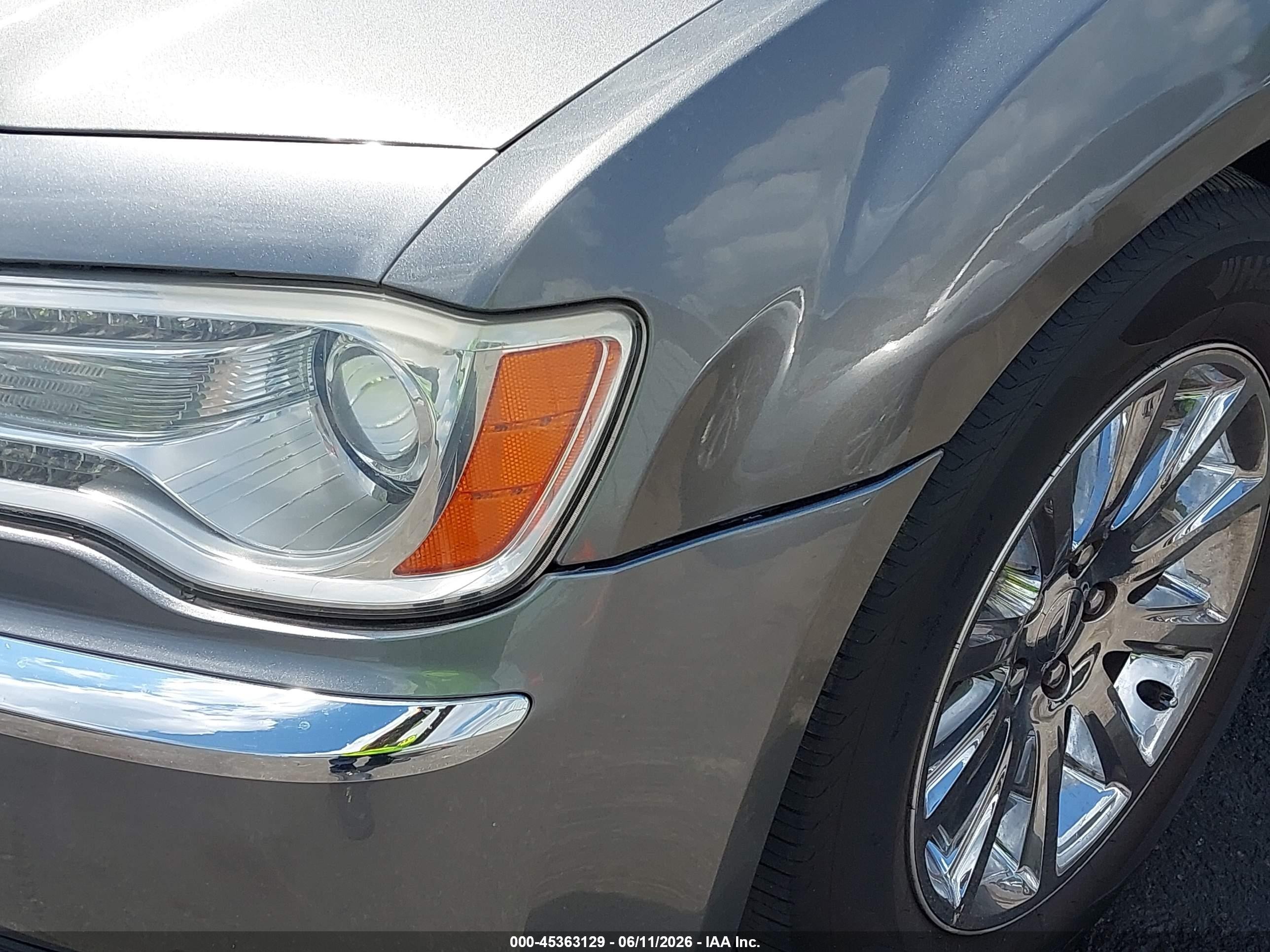 2012 Chrysler 300 Limited Gray vin: 2C3CCACG8CH237763