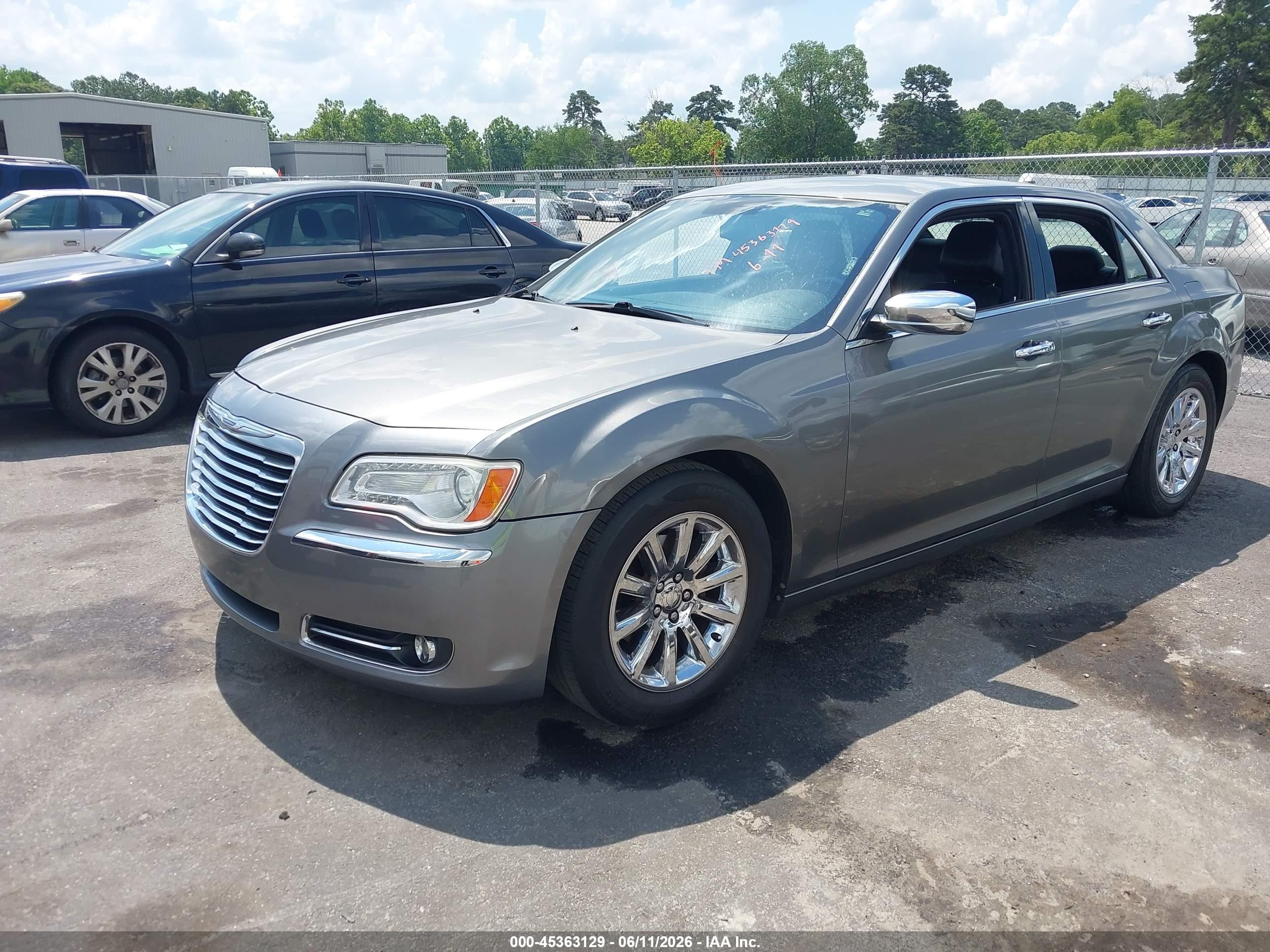 2012 Chrysler 300 Limited Gray vin: 2C3CCACG8CH237763