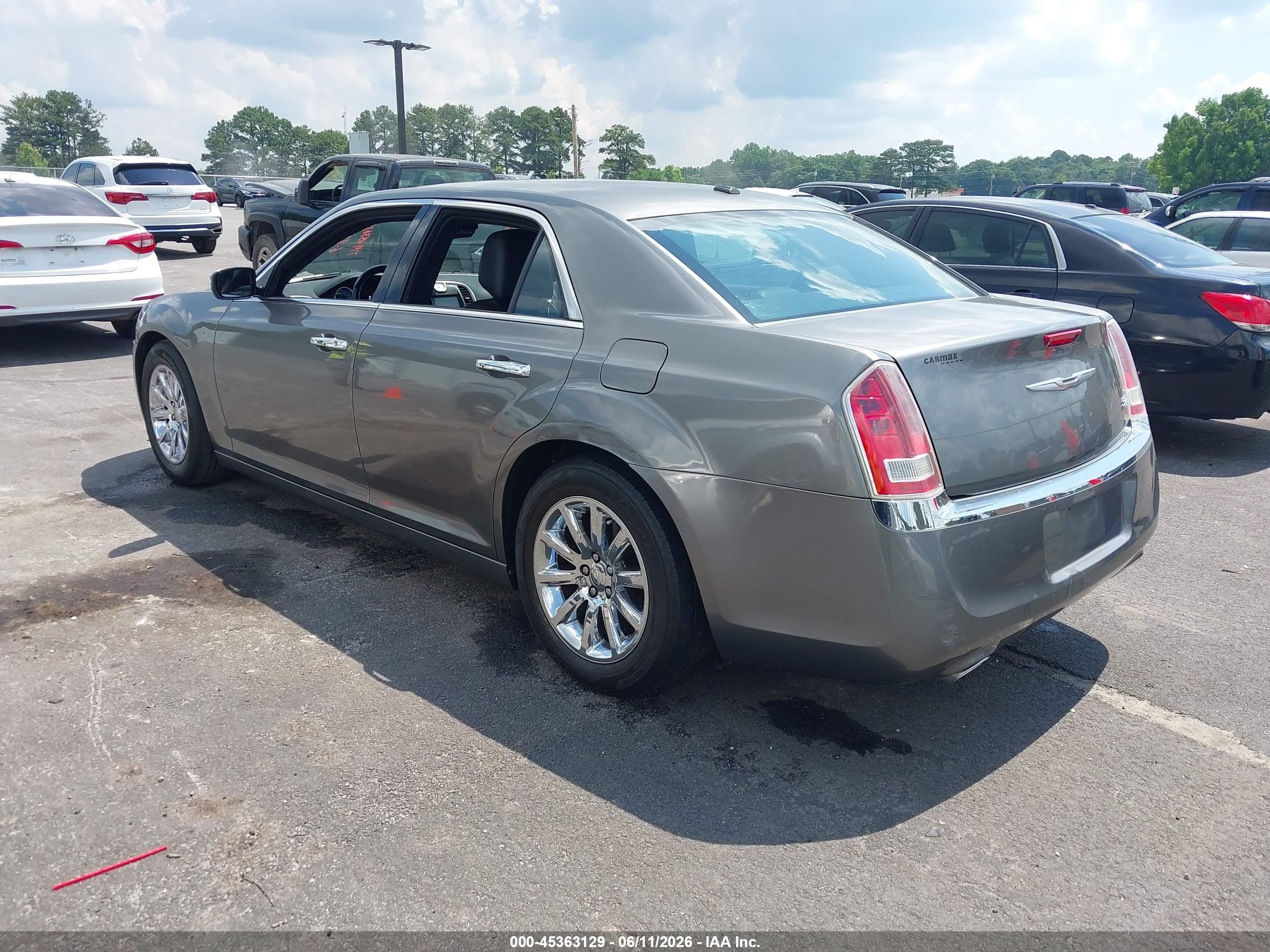2012 Chrysler 300 Limited Gray vin: 2C3CCACG8CH237763
