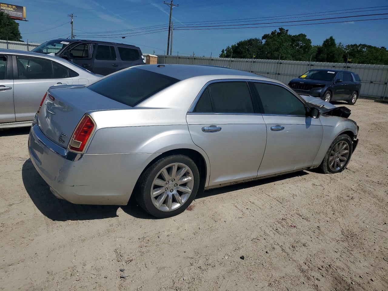 2012 Chrysler 300 Limited Silver vin: 2C3CCACG8CH309089