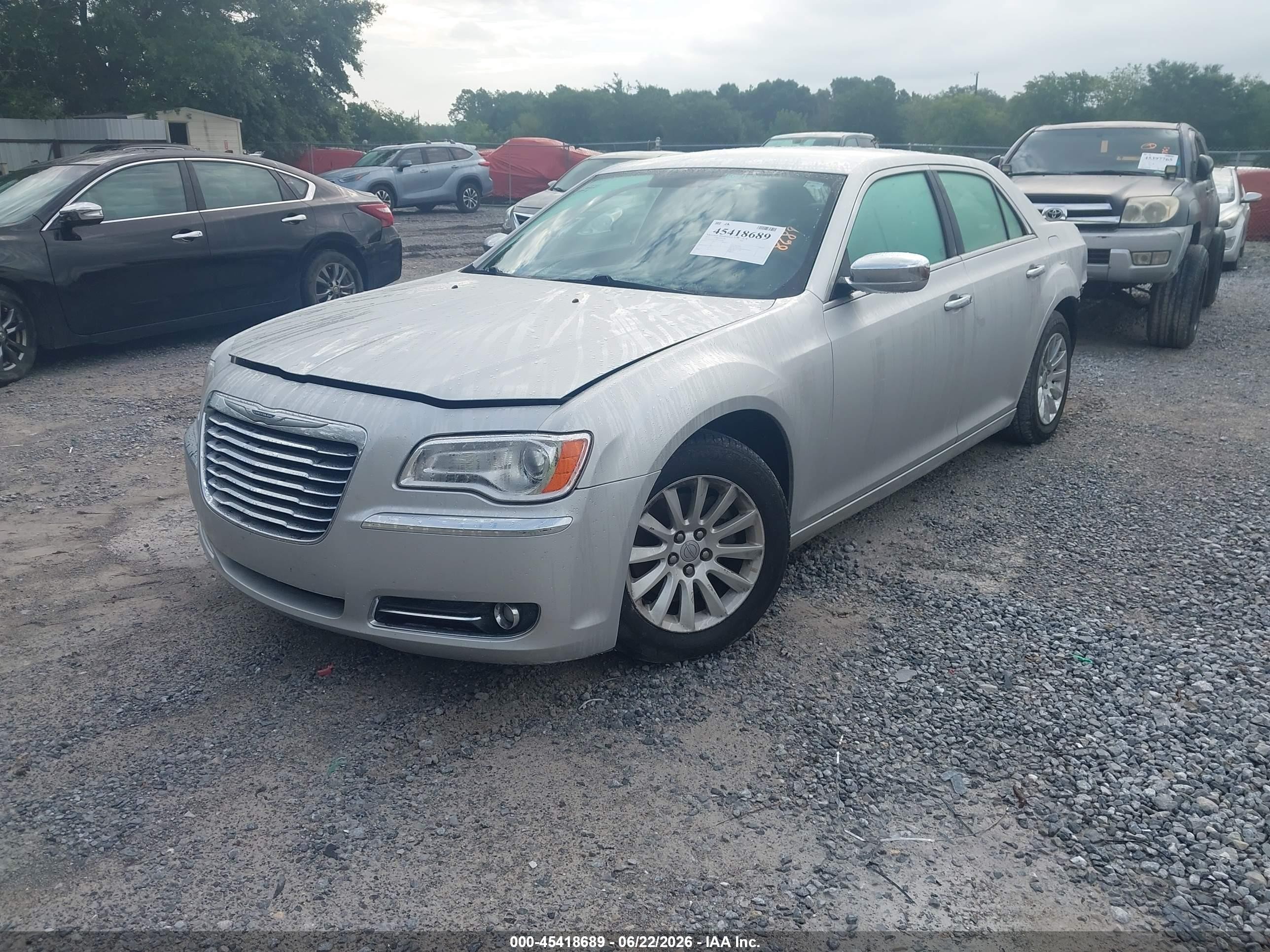2012 Chrysler 300 Limited Silver vin: 2C3CCACG8CH310985