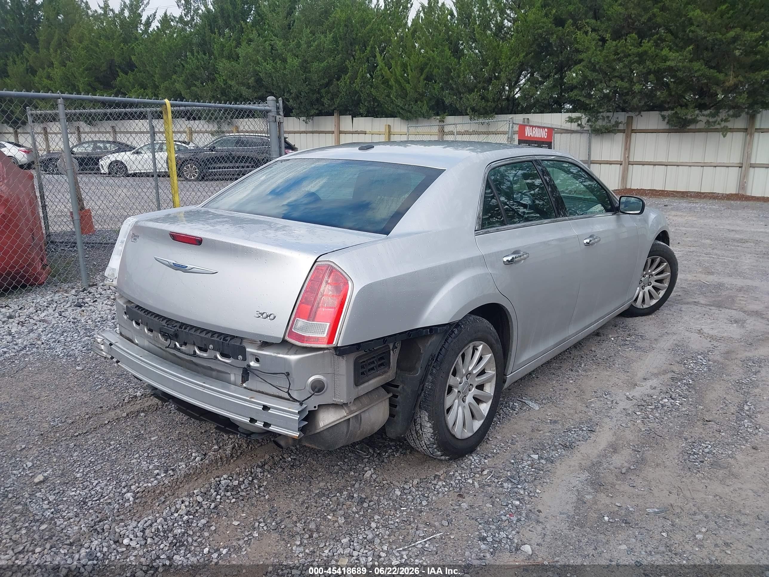 2012 Chrysler 300 Limited Silver vin: 2C3CCACG8CH310985