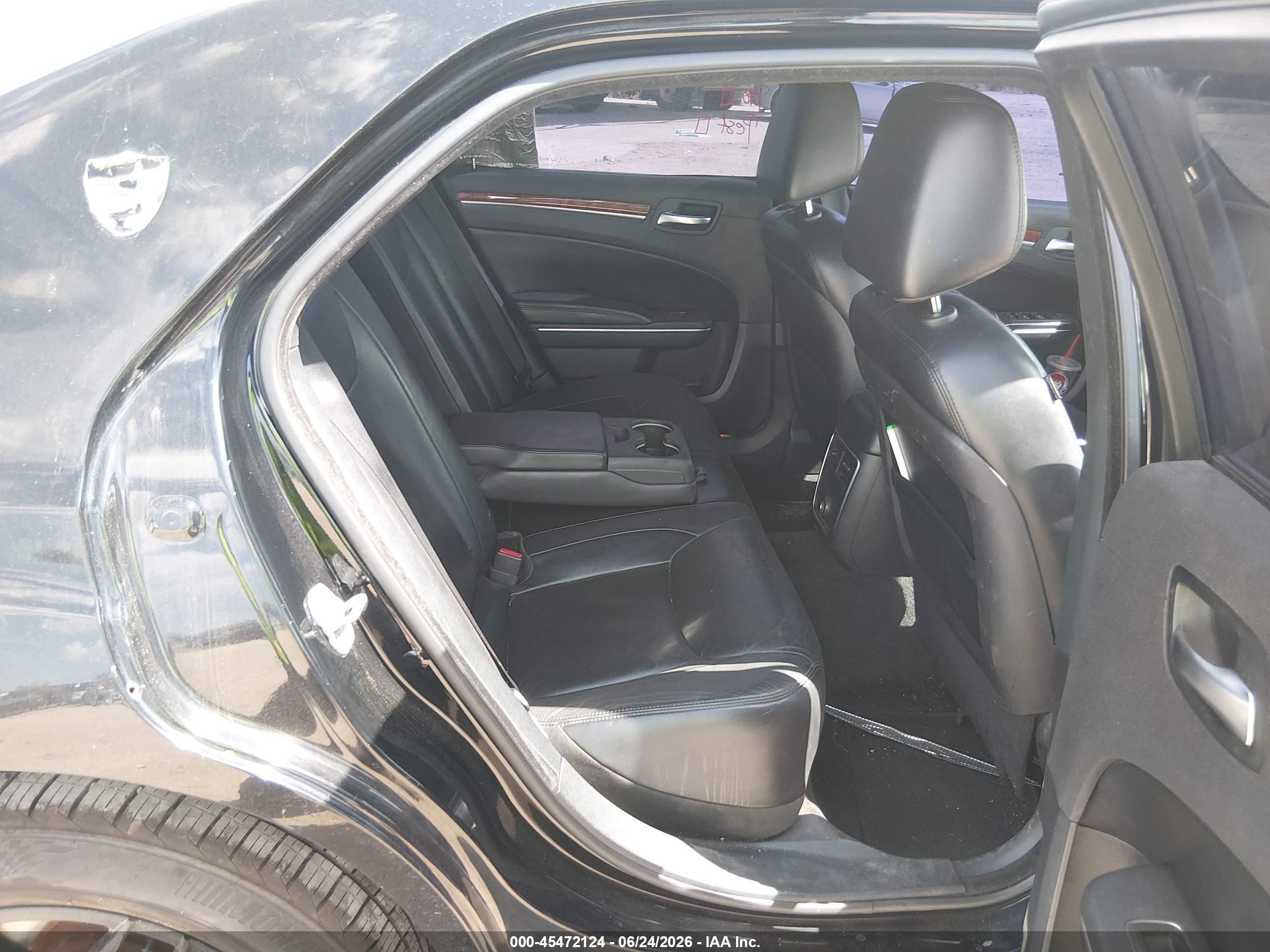 2012 Chrysler 300 Limited Black vin: 2C3CCACG9CH224200