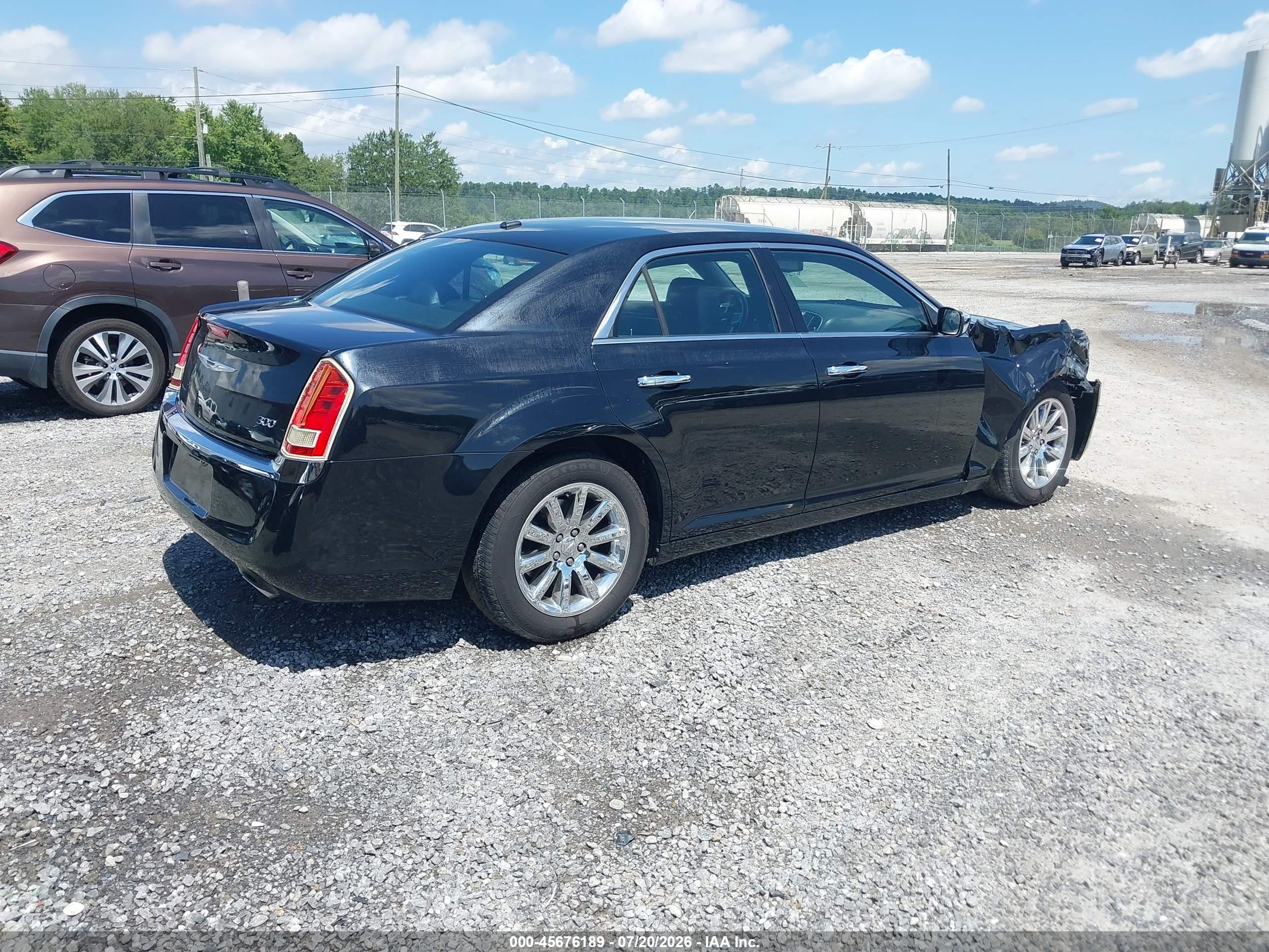 2012 Chrysler 300 Limited Black vin: 2C3CCACG9CH310493